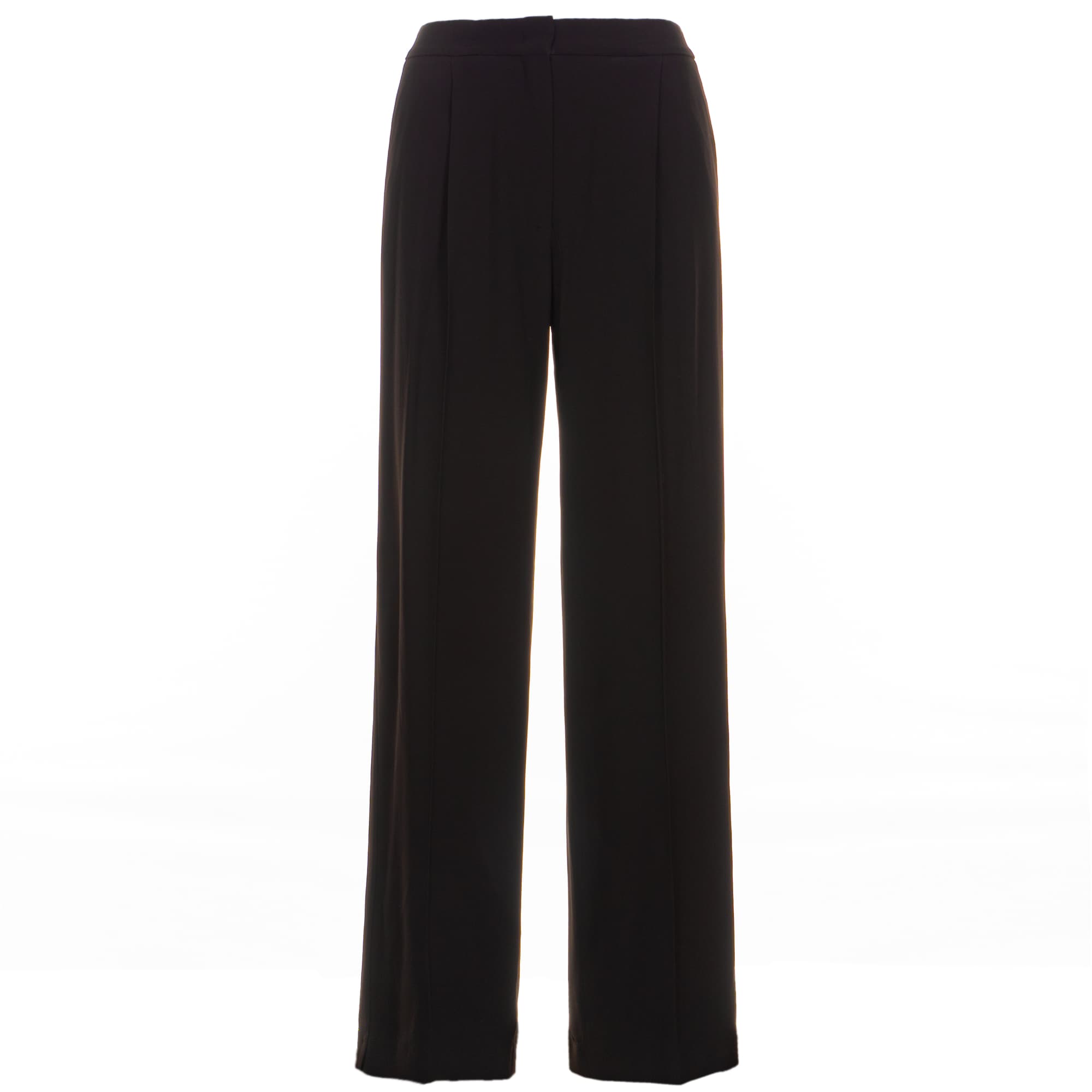 Trousers brown straight fit
