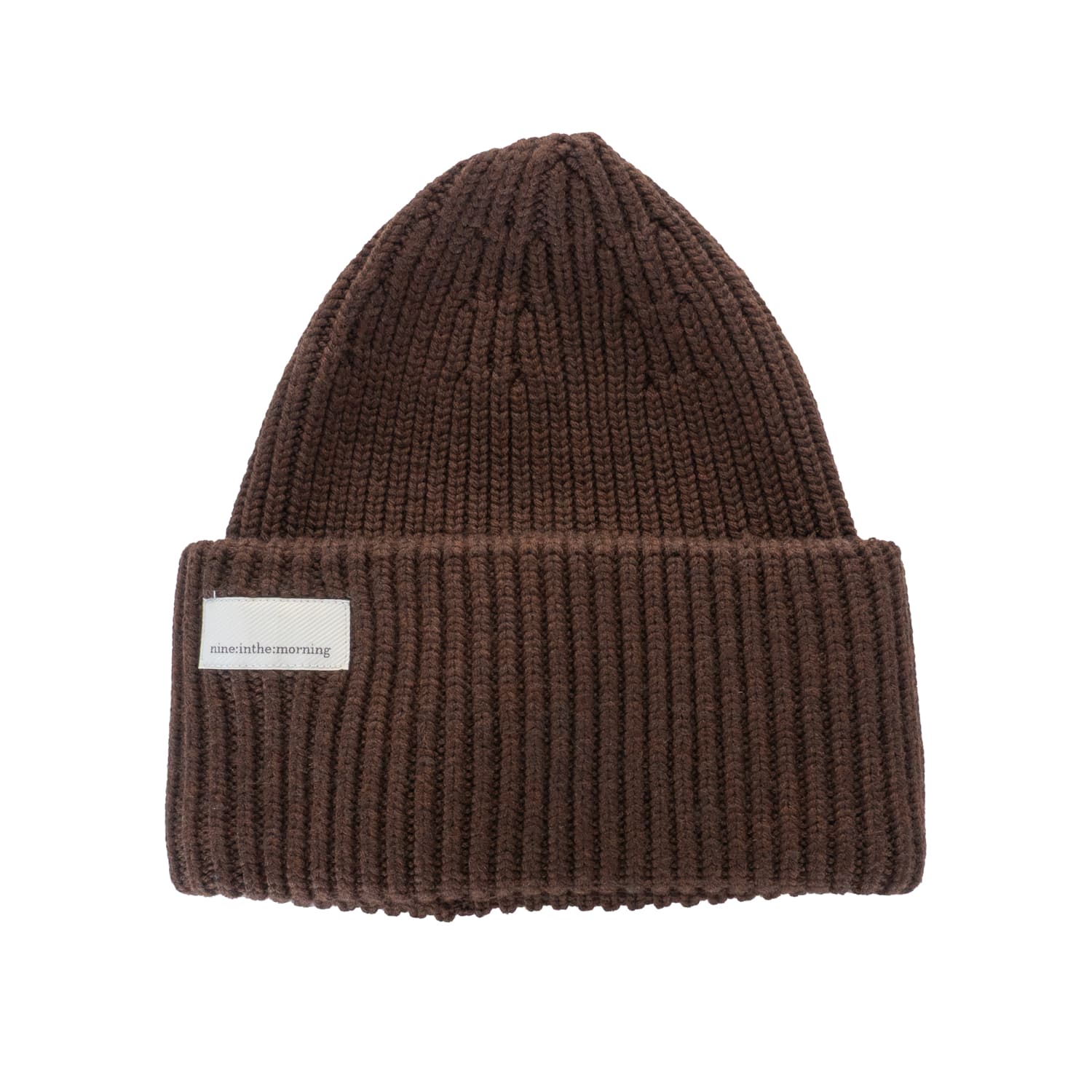 Rib-Knit Merino Beanie