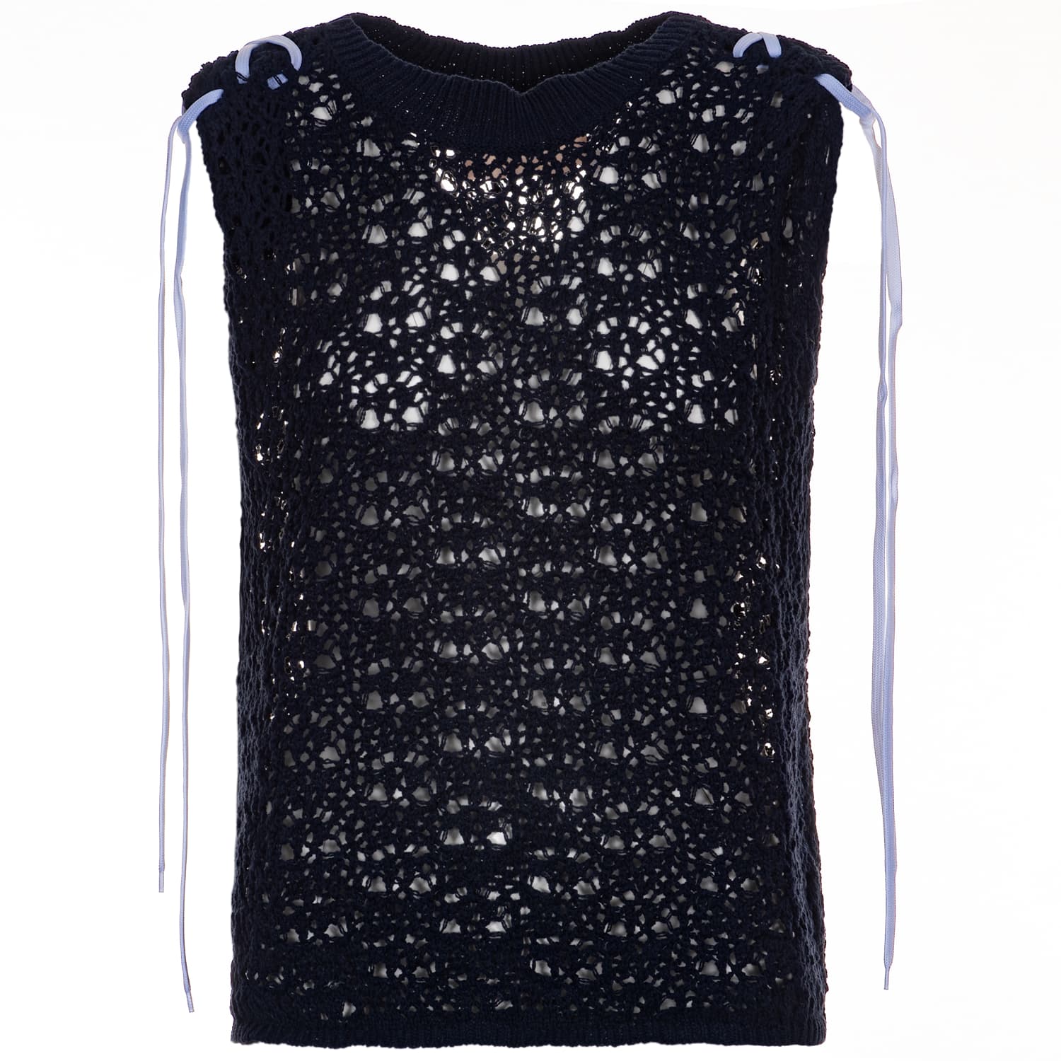 Crochet top dark blue Crochet top dark blue