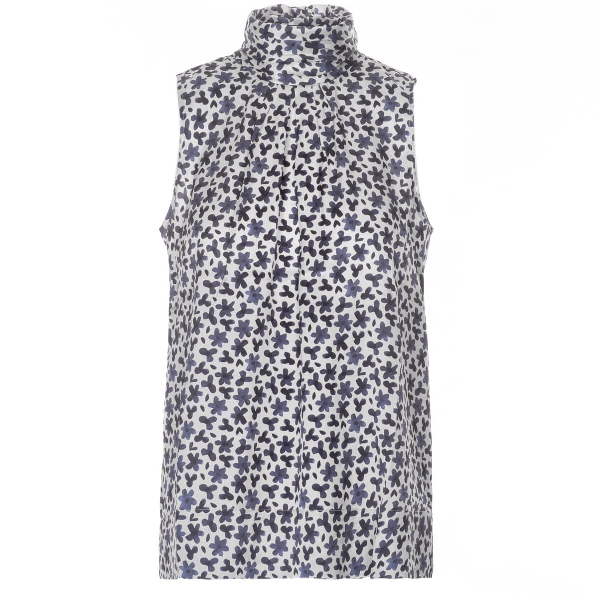  Silk Blouse with Floral Print