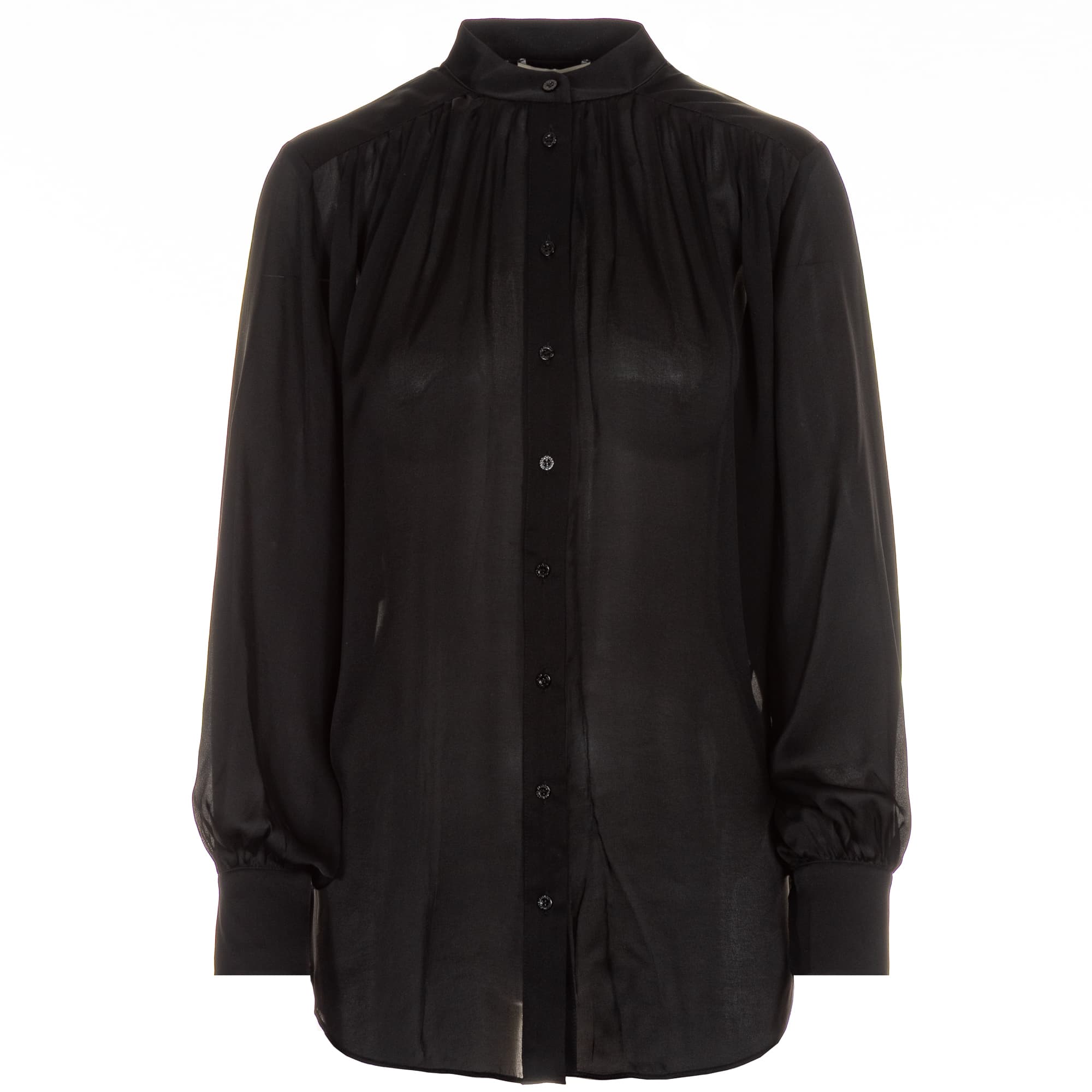 Silk blouse 3418 black Silk blouse 3418 black