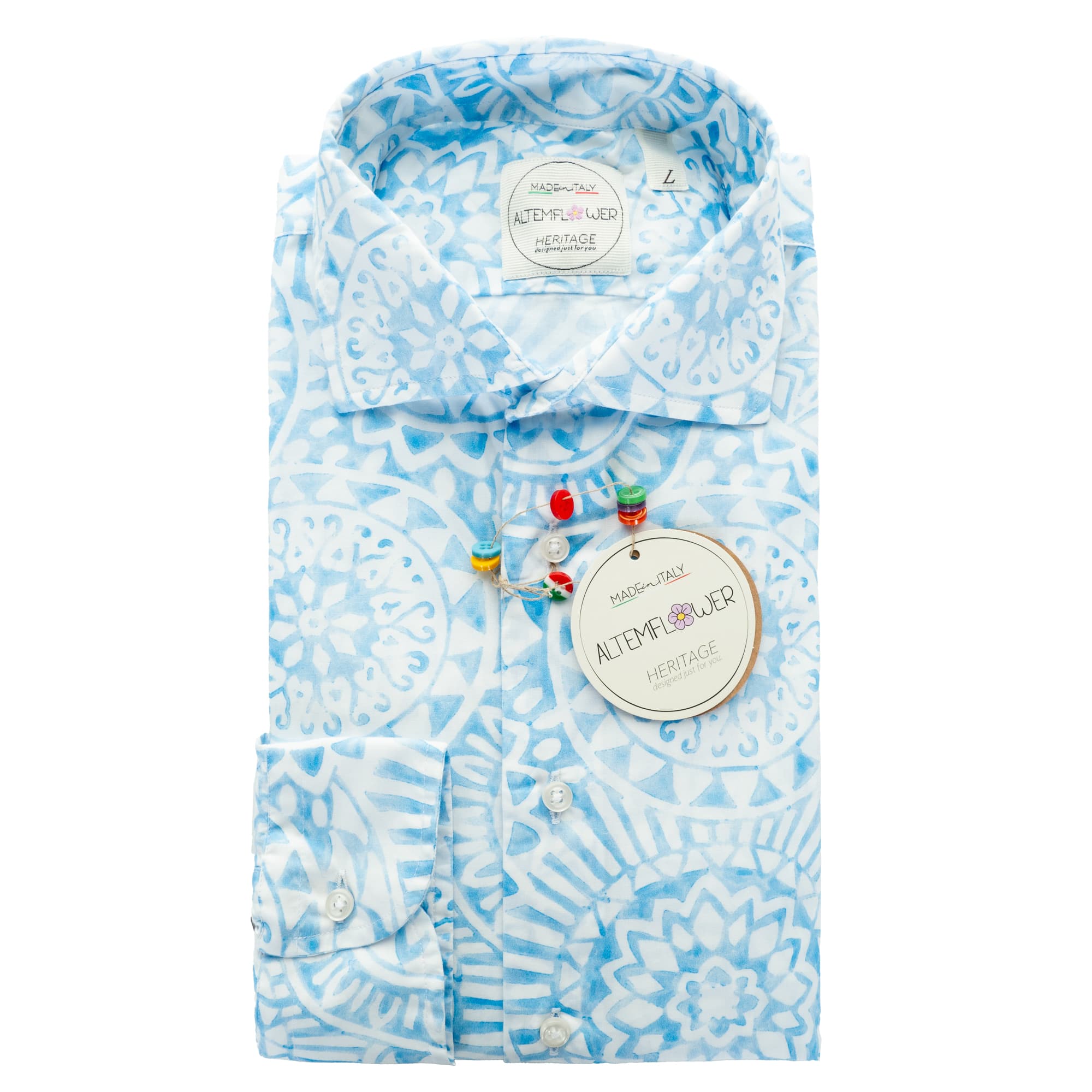 Shirt Positano Light Blue