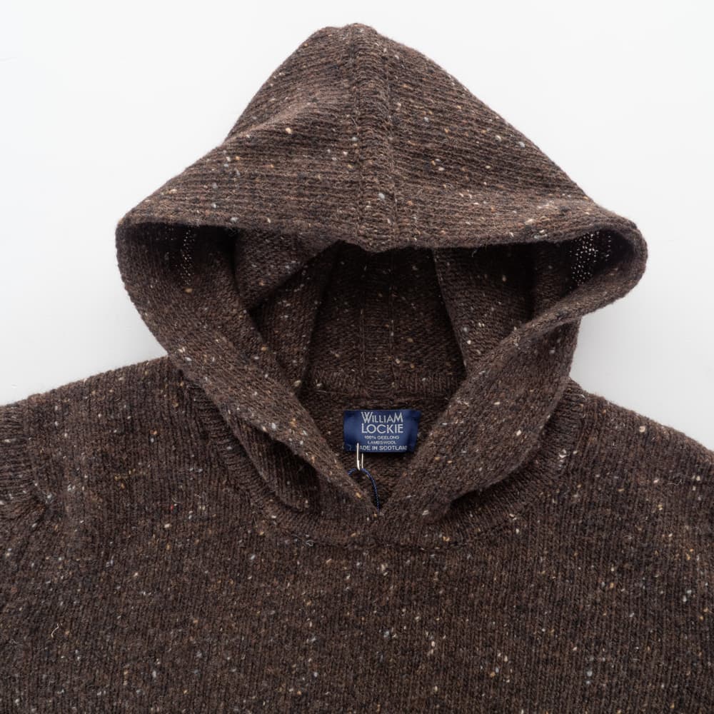 Knit Hoodie Soft Donegal