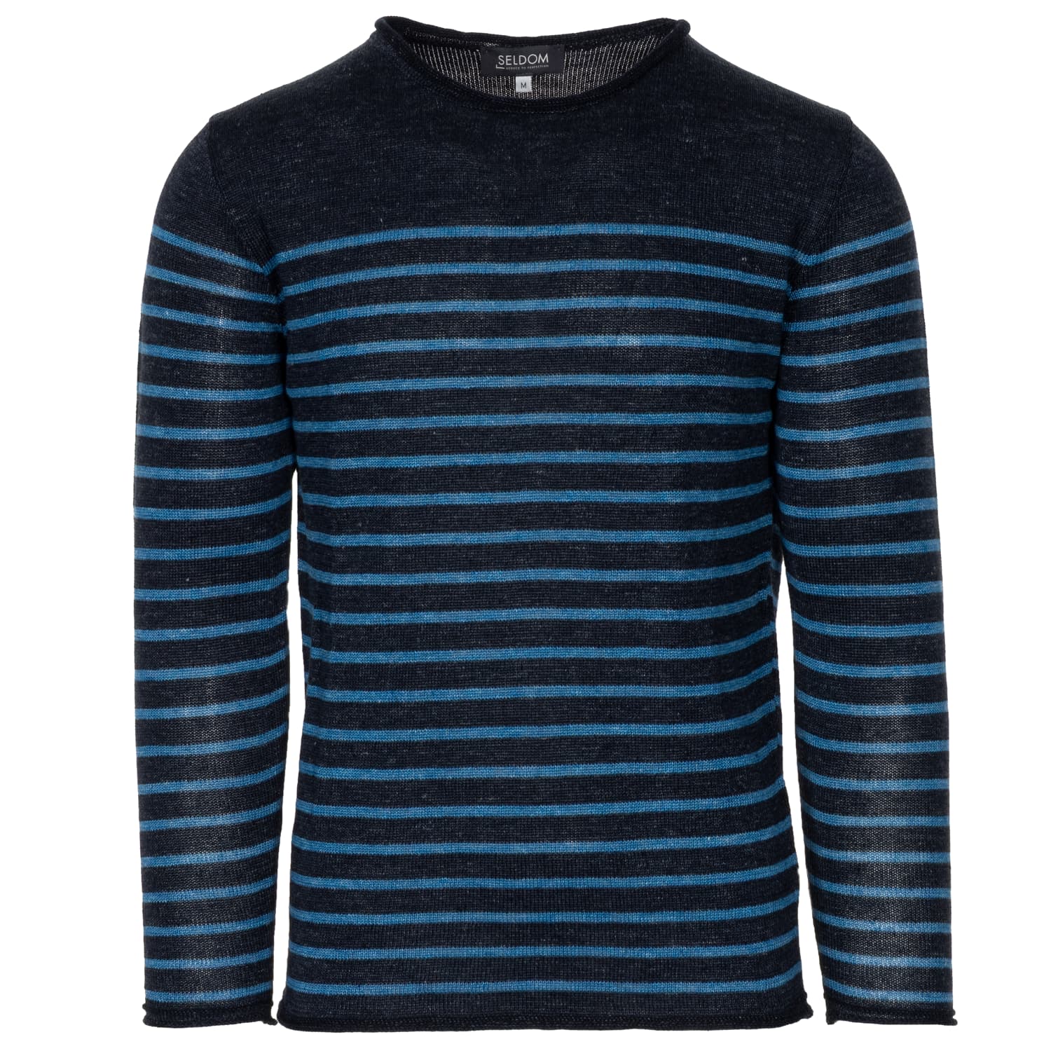 Linen Blend Striped Sweater