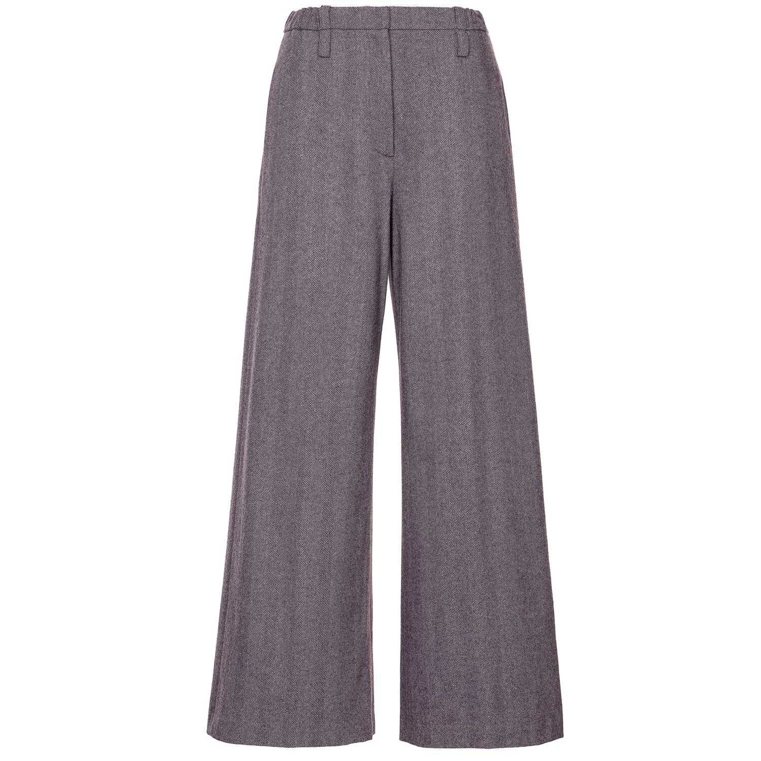 Wide Leg Trousers Blueberry