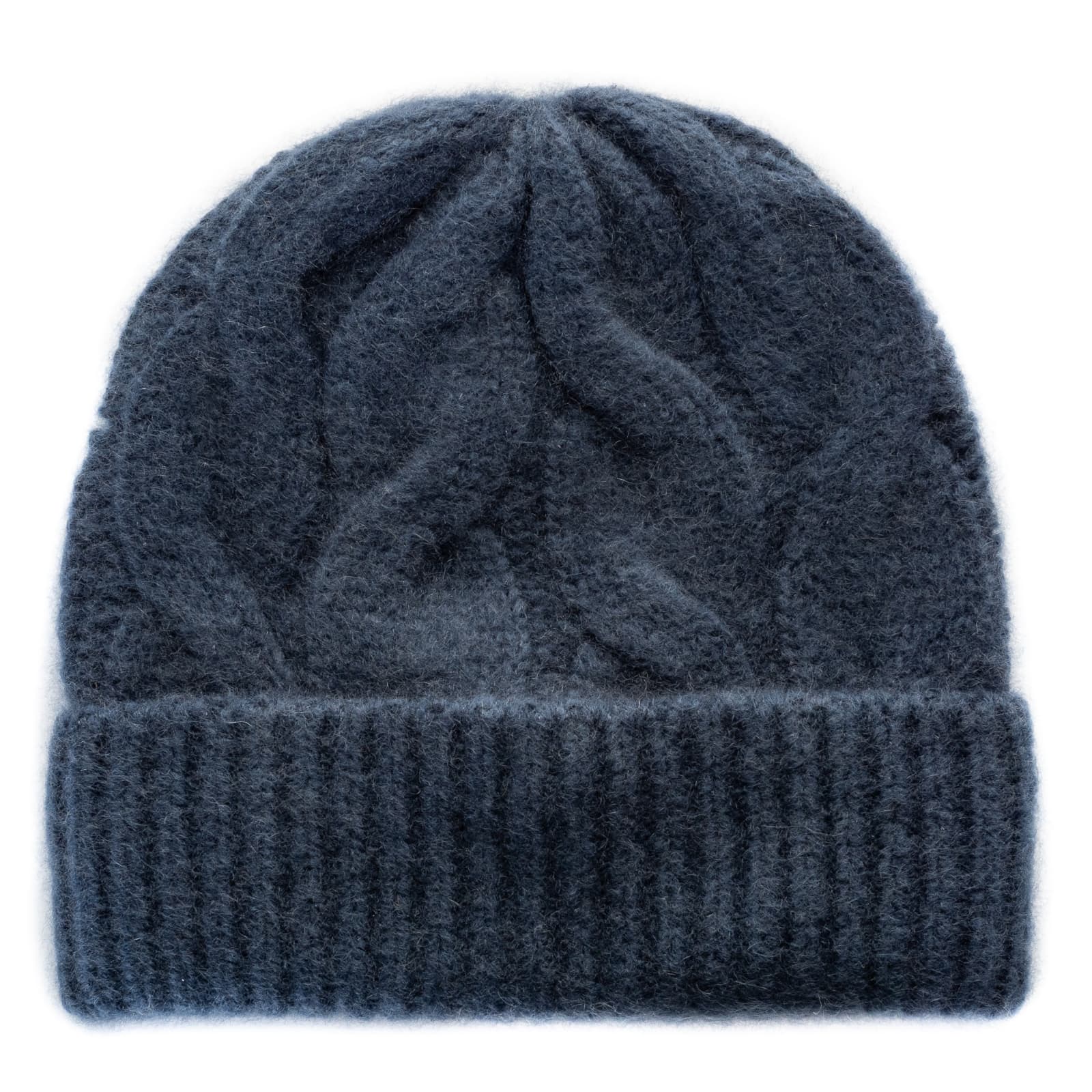 Cashmere Beanie with Glitter Effect Cashmere Beanie with Glitter Effect