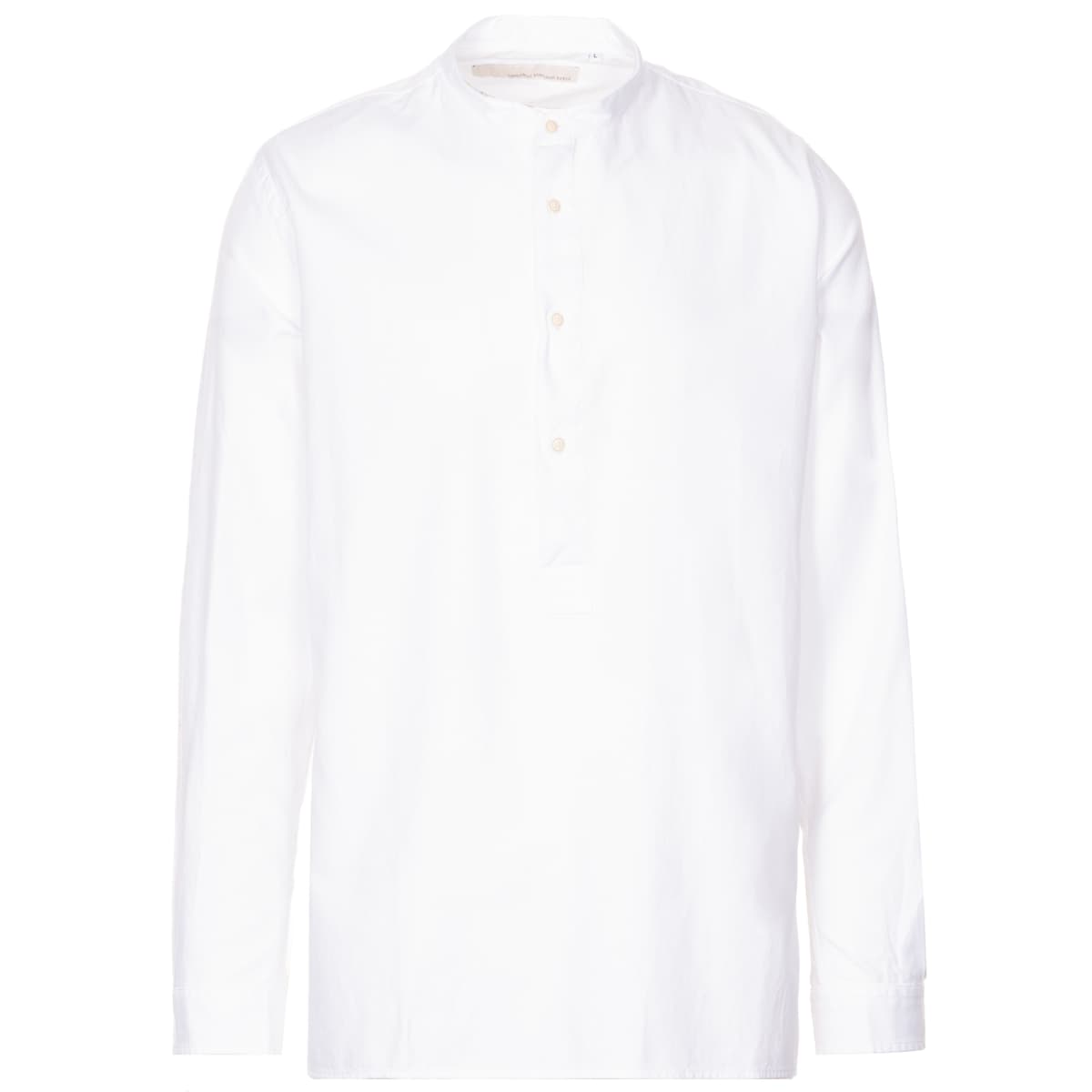 Andres shirt with a stand-up collar