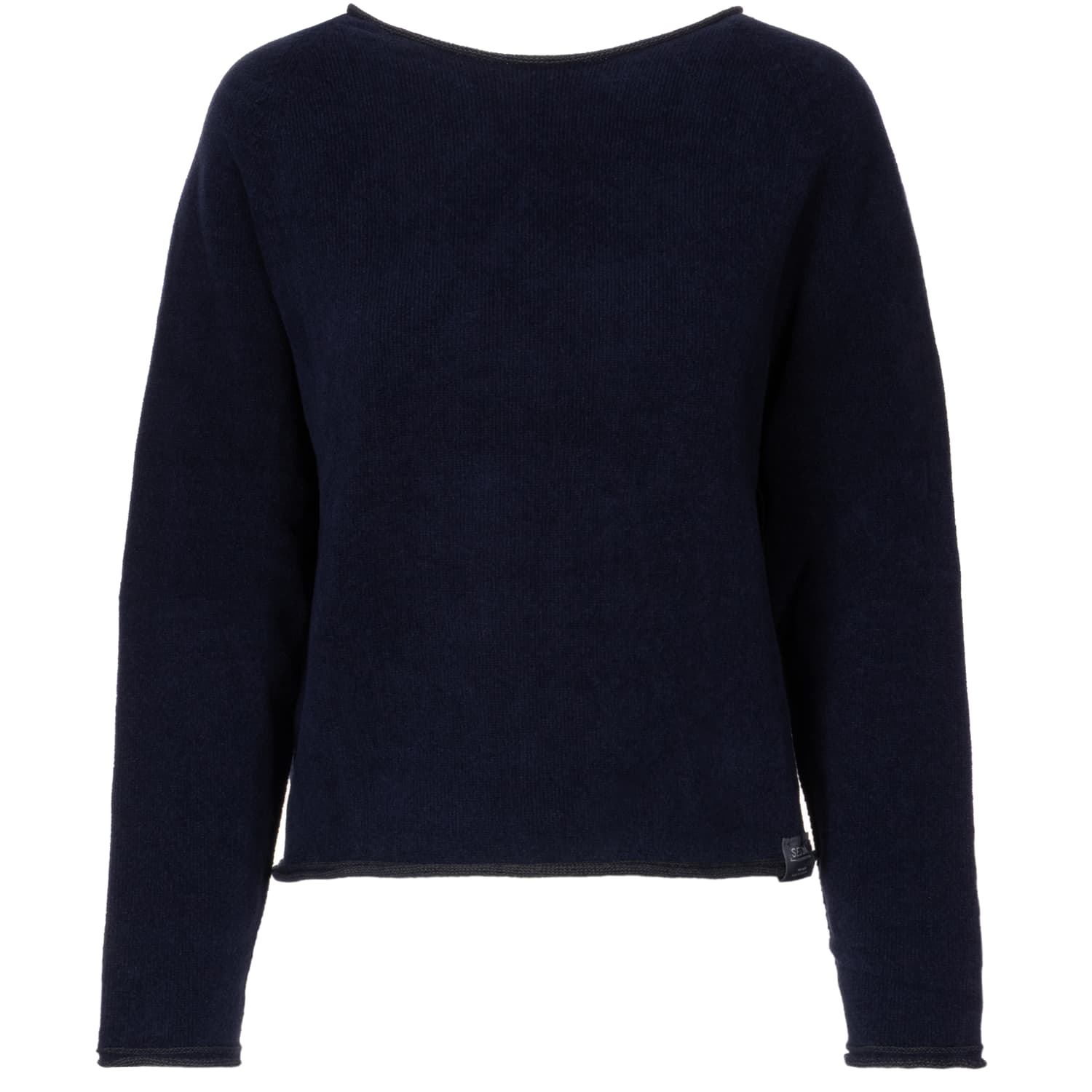 Reversible knitted Sweater made of cotton