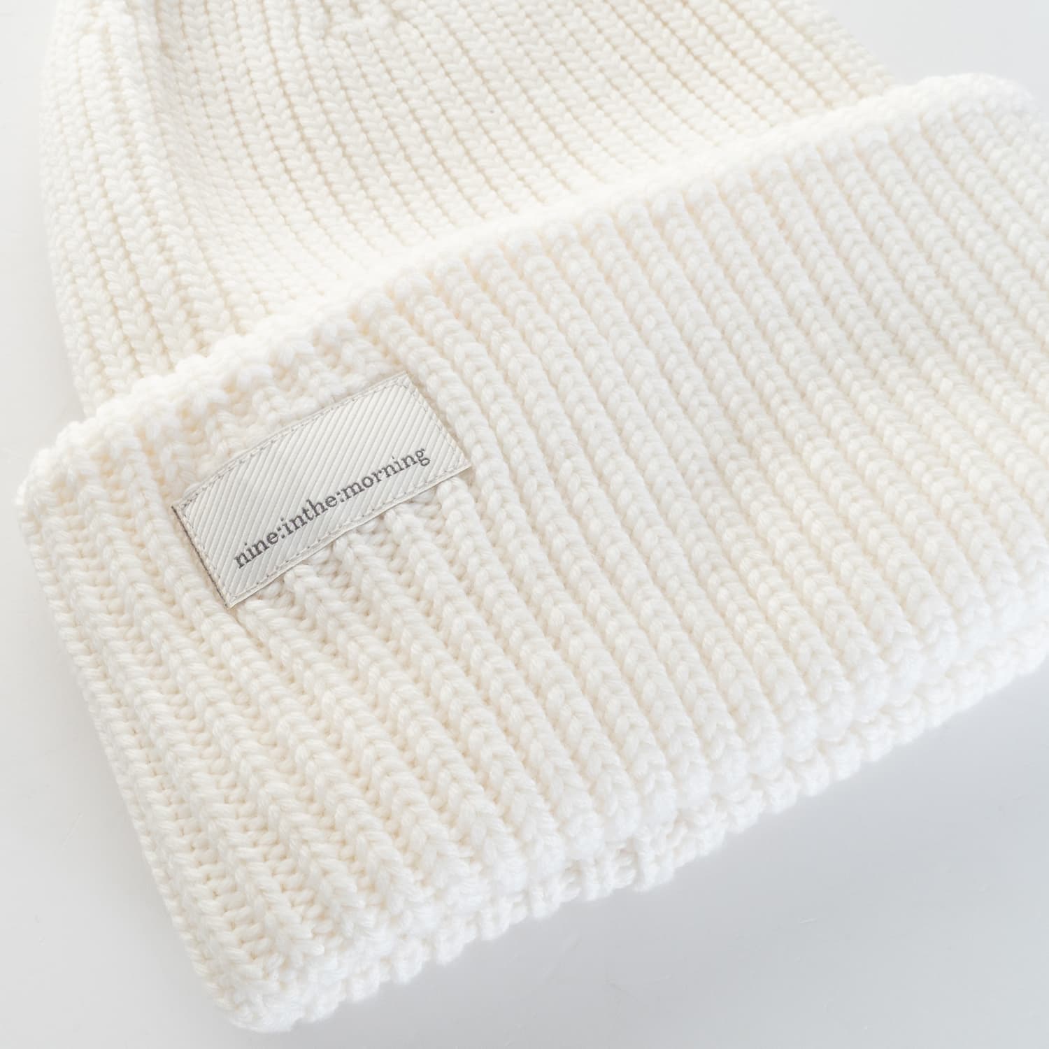 Rib-Knit Merino Beanie