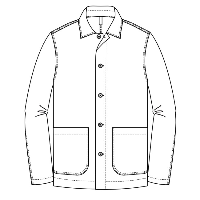 2 piped pockets