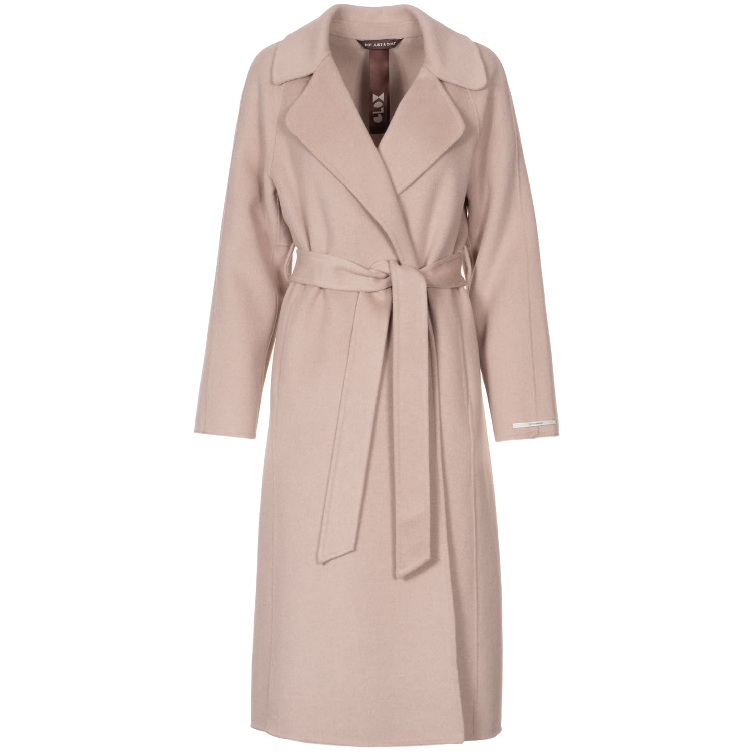 Belted Wool Coat Ecru