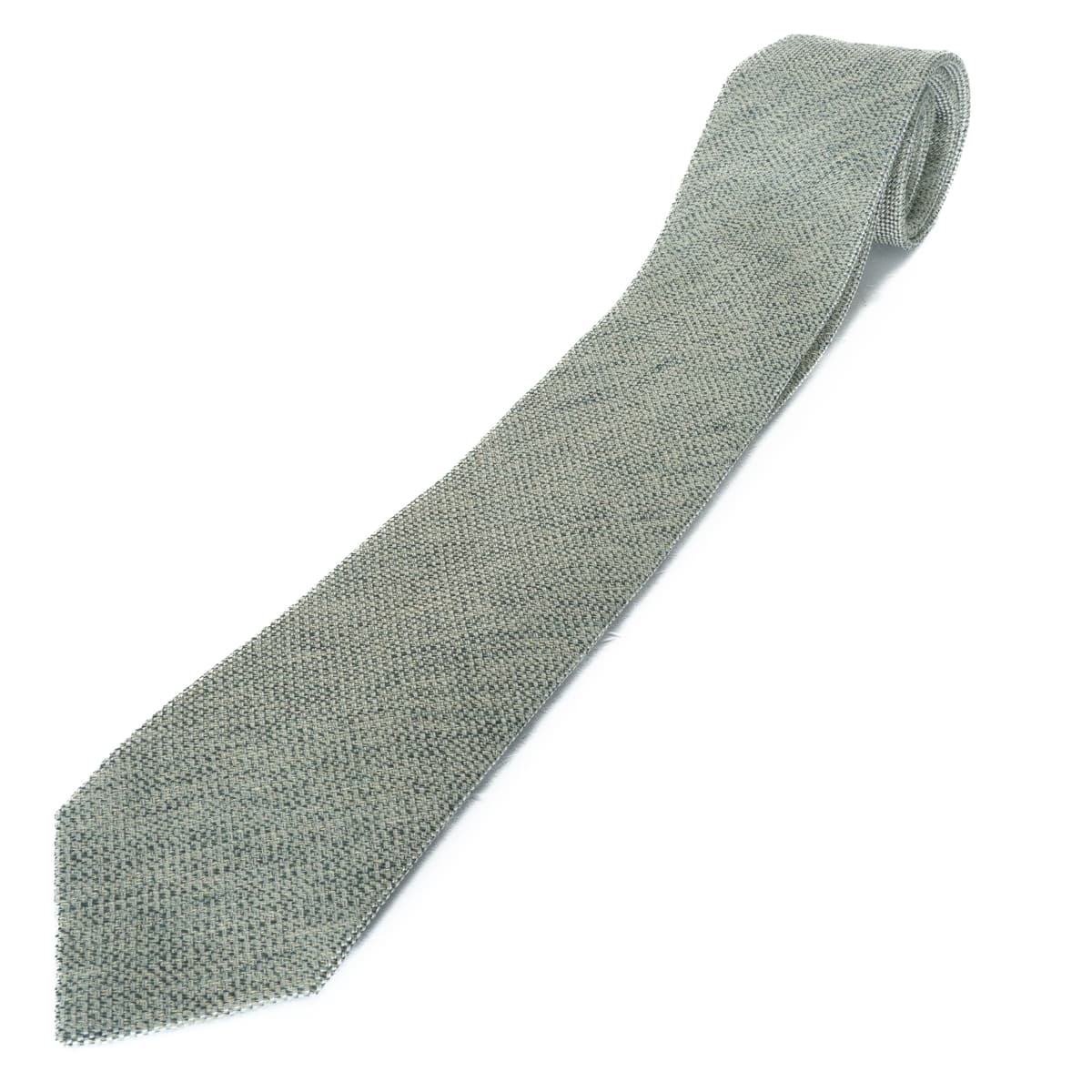 Silk Cotton Tie Light Green