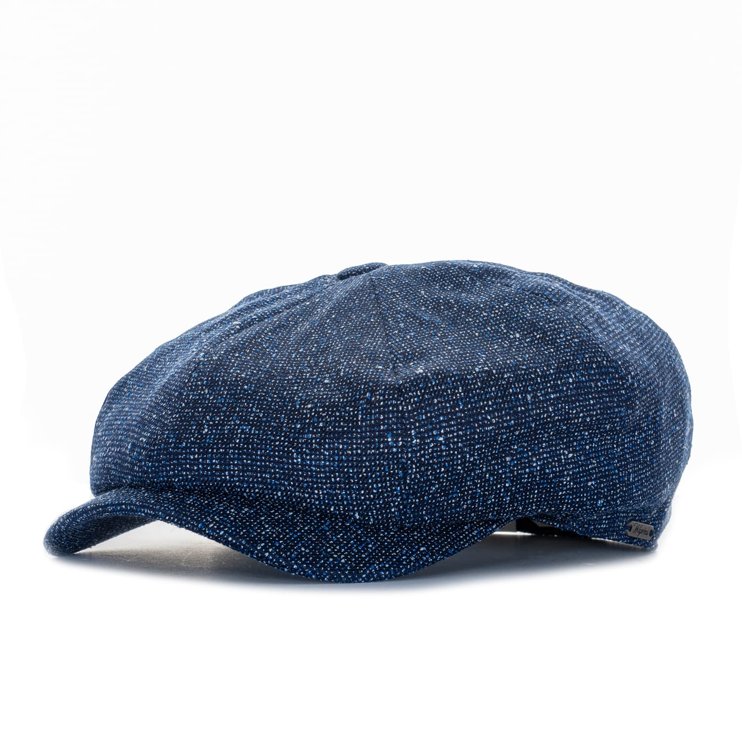 Newsboy Retro Cap Salt n Pepper Blue