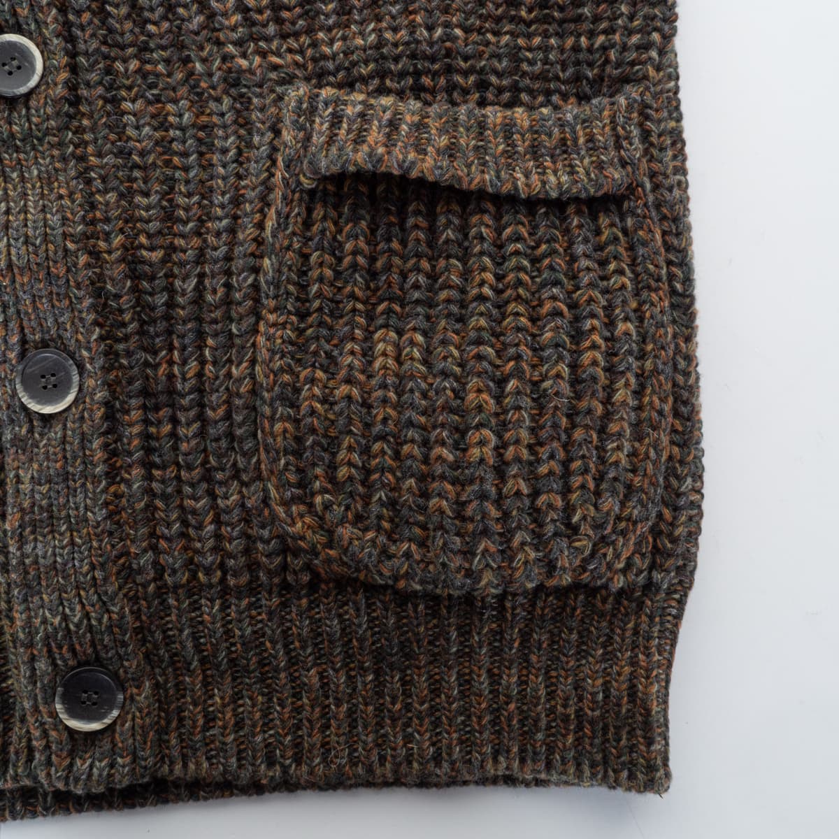 Virgin Wool Knit Cardigan