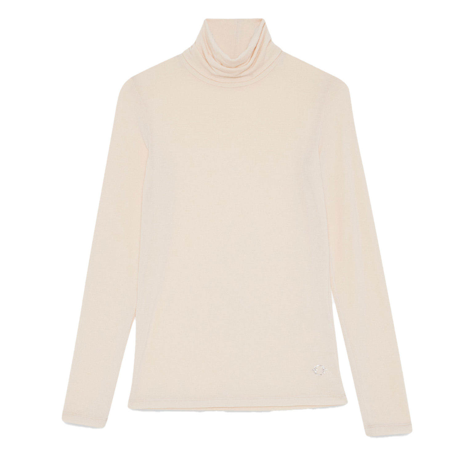 Turtleneck Jersey Top