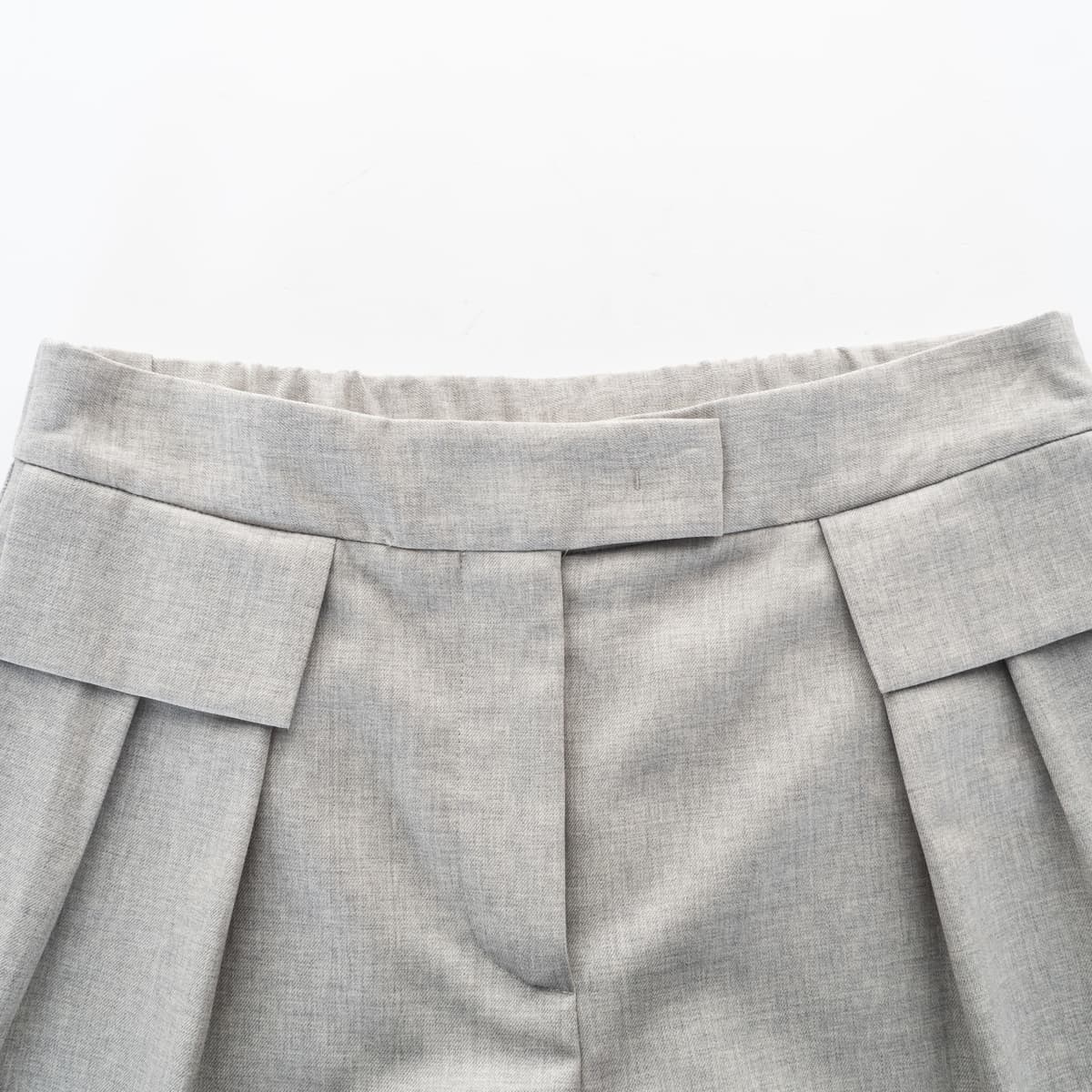 Wide Leg Wool Trousers