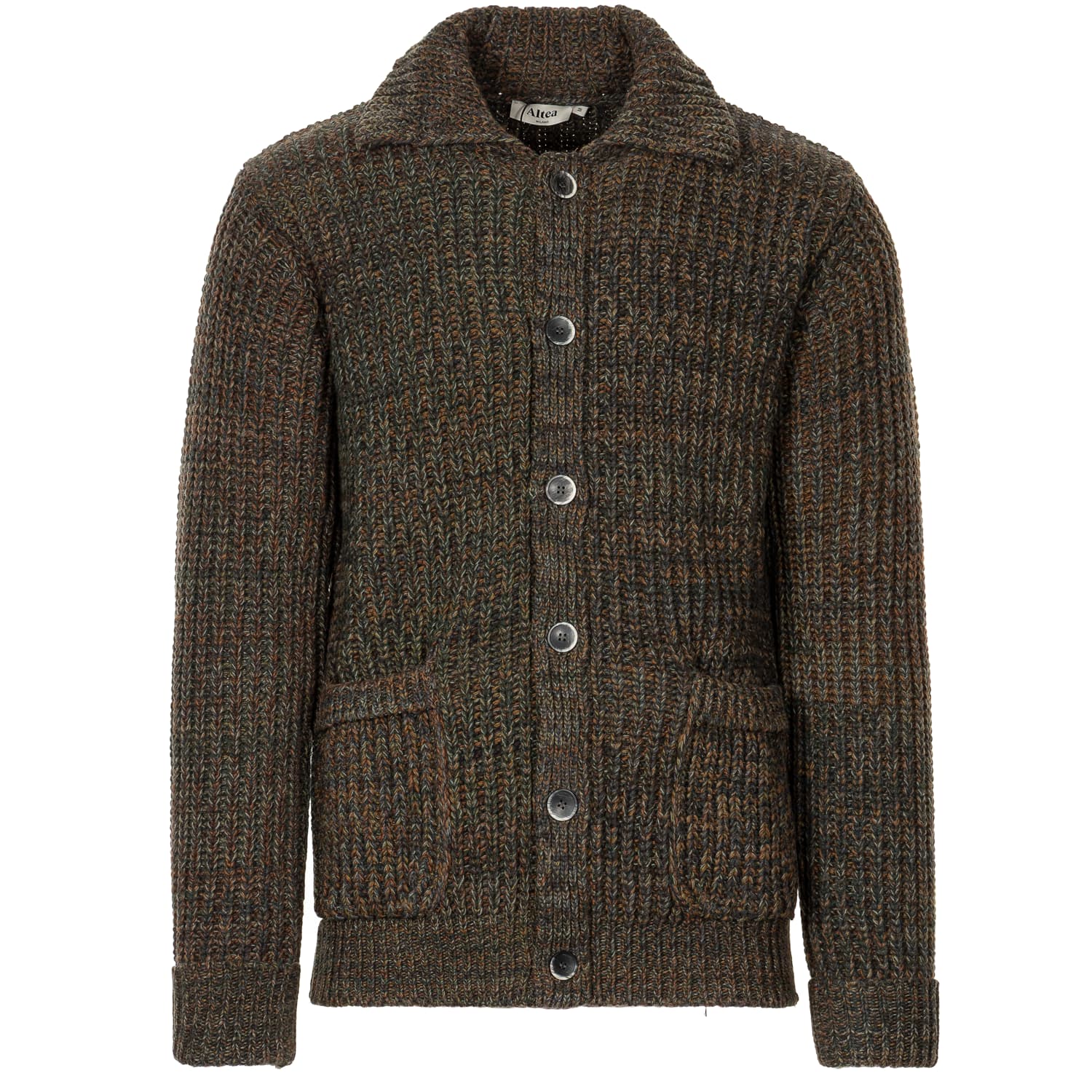 Virgin Wool Knit Cardigan