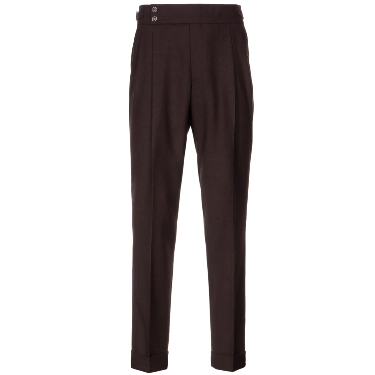 Virgin Wool Suit Brown