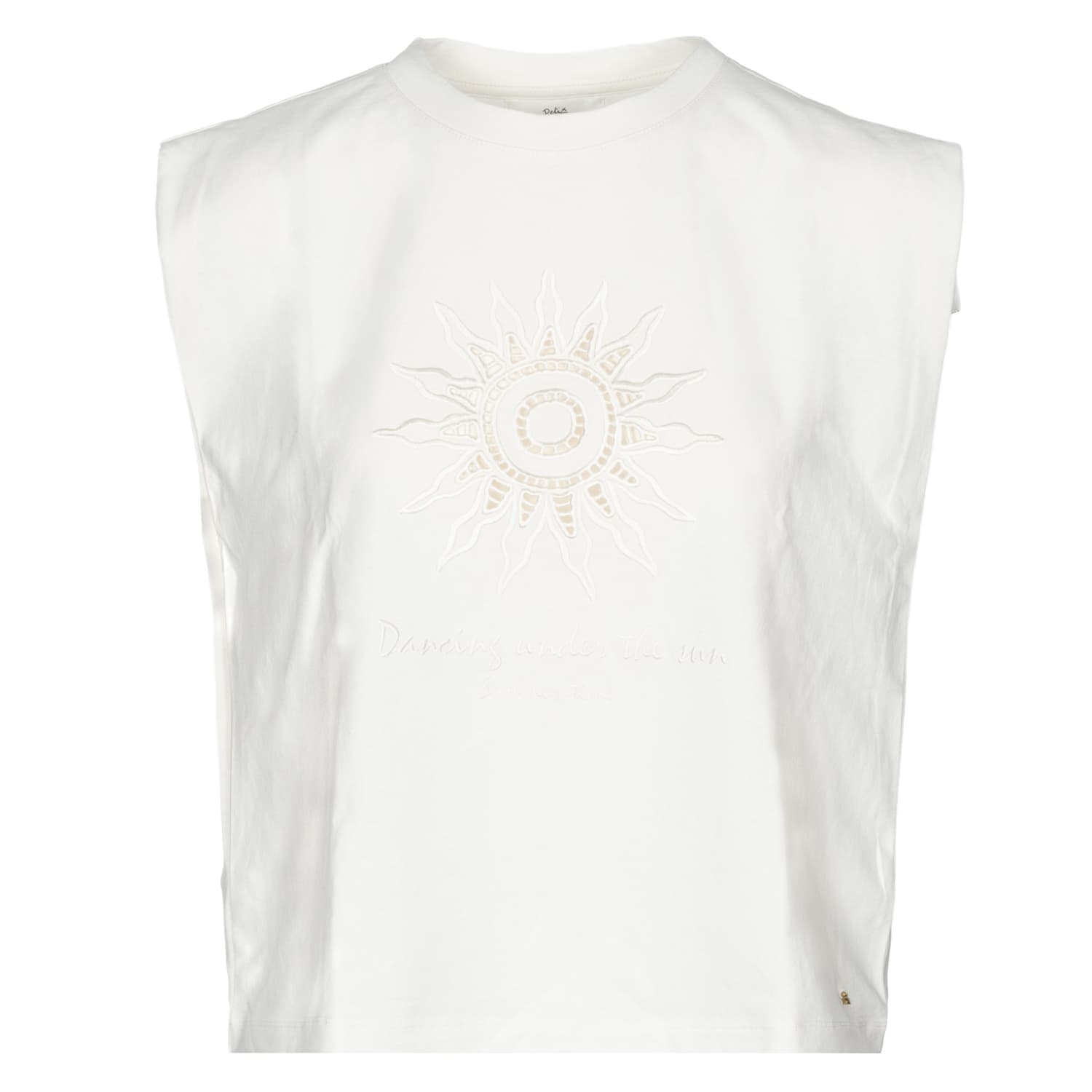 Cotton T-Shirt with Embroidery