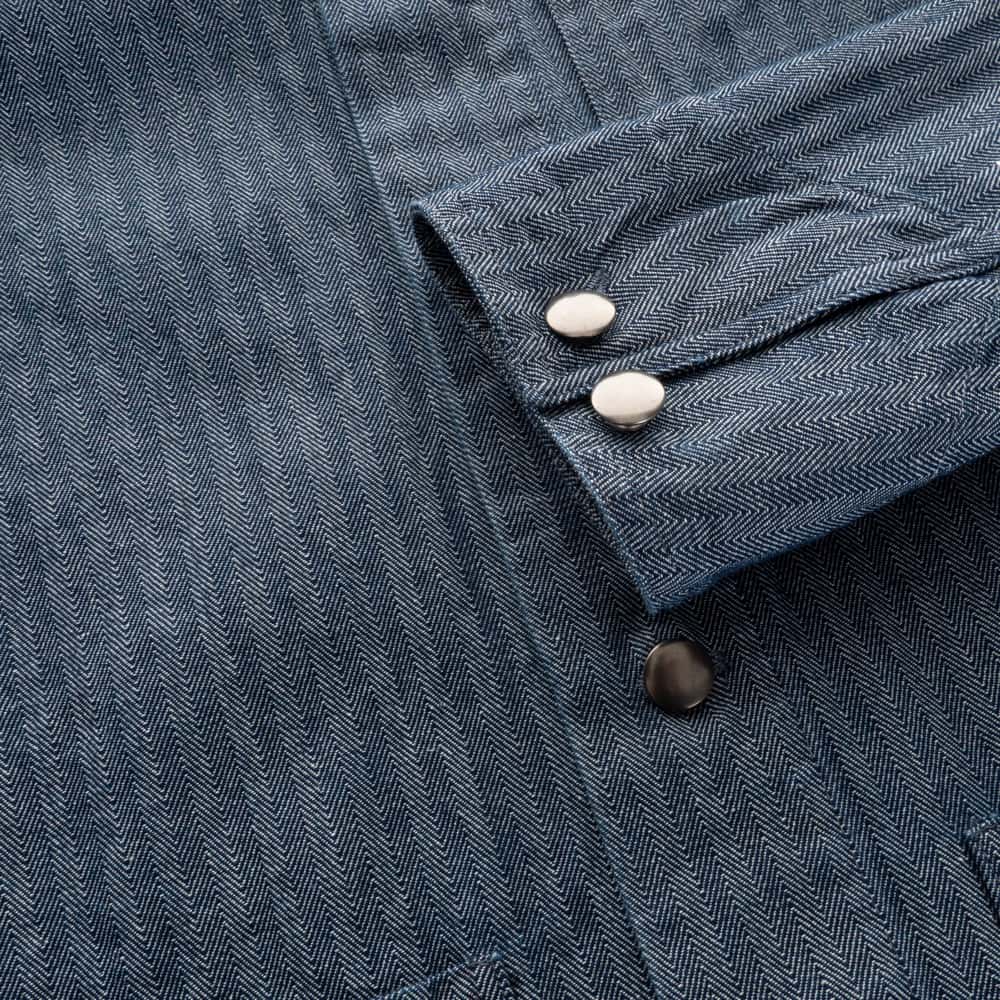 Cotton Shacket Herringbone