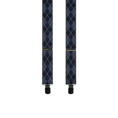 Argyle X-Shape Suspenders