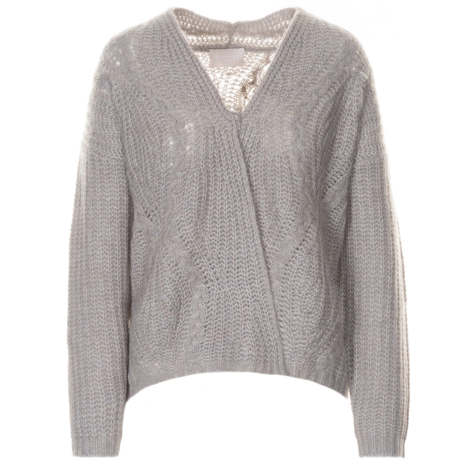 Cashmere Cardigan with Hook Closure Cashmere Cardigan with Hook Closure