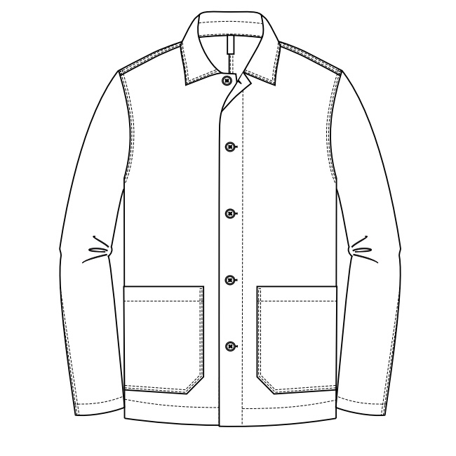 3 piped pockets