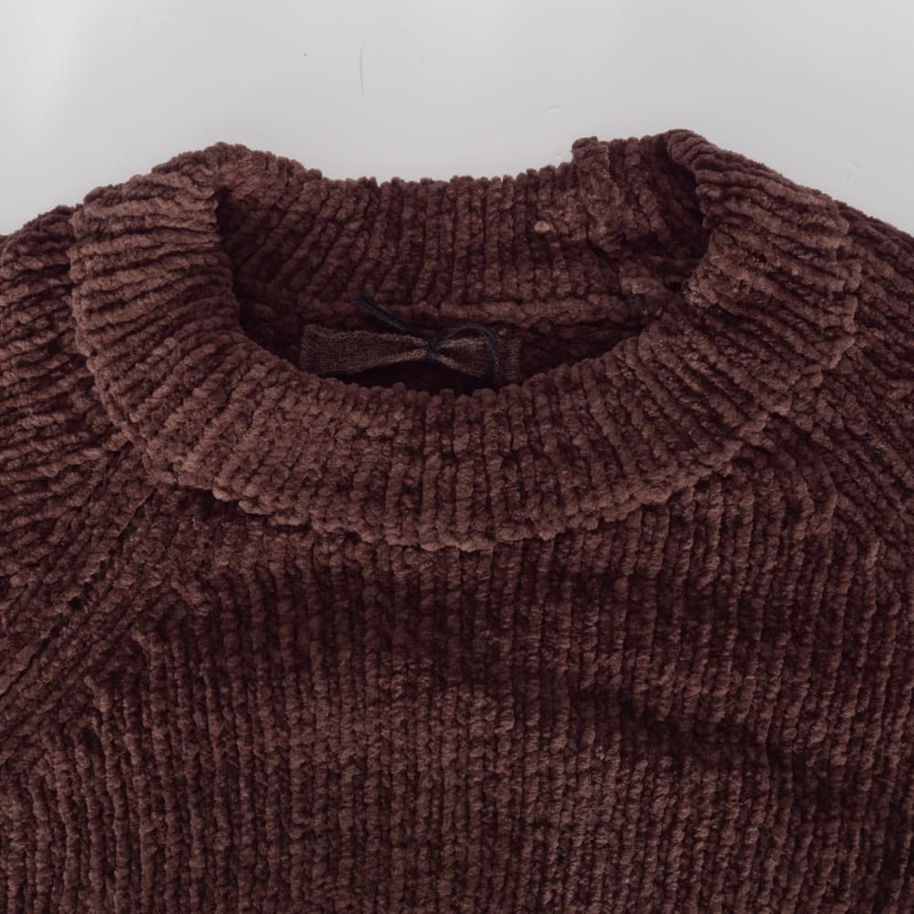 Akira Cotton Chenille Crew Neck Sweater