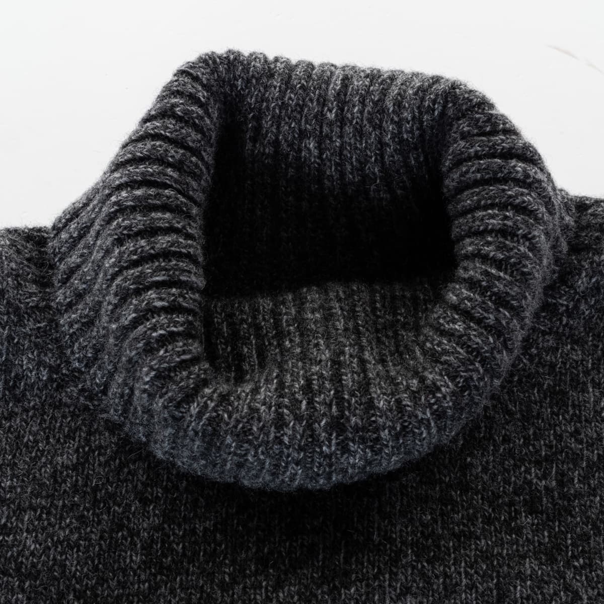 Wool Blend Turtleneck Sweater