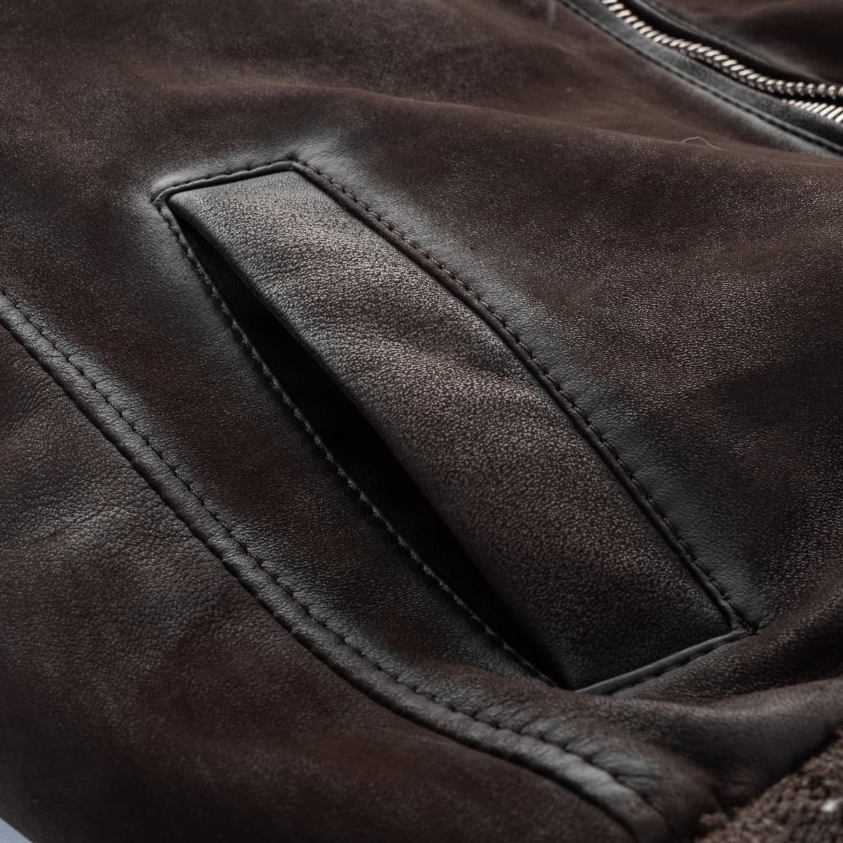 Leather Jacket Shearling Lamb Suede
