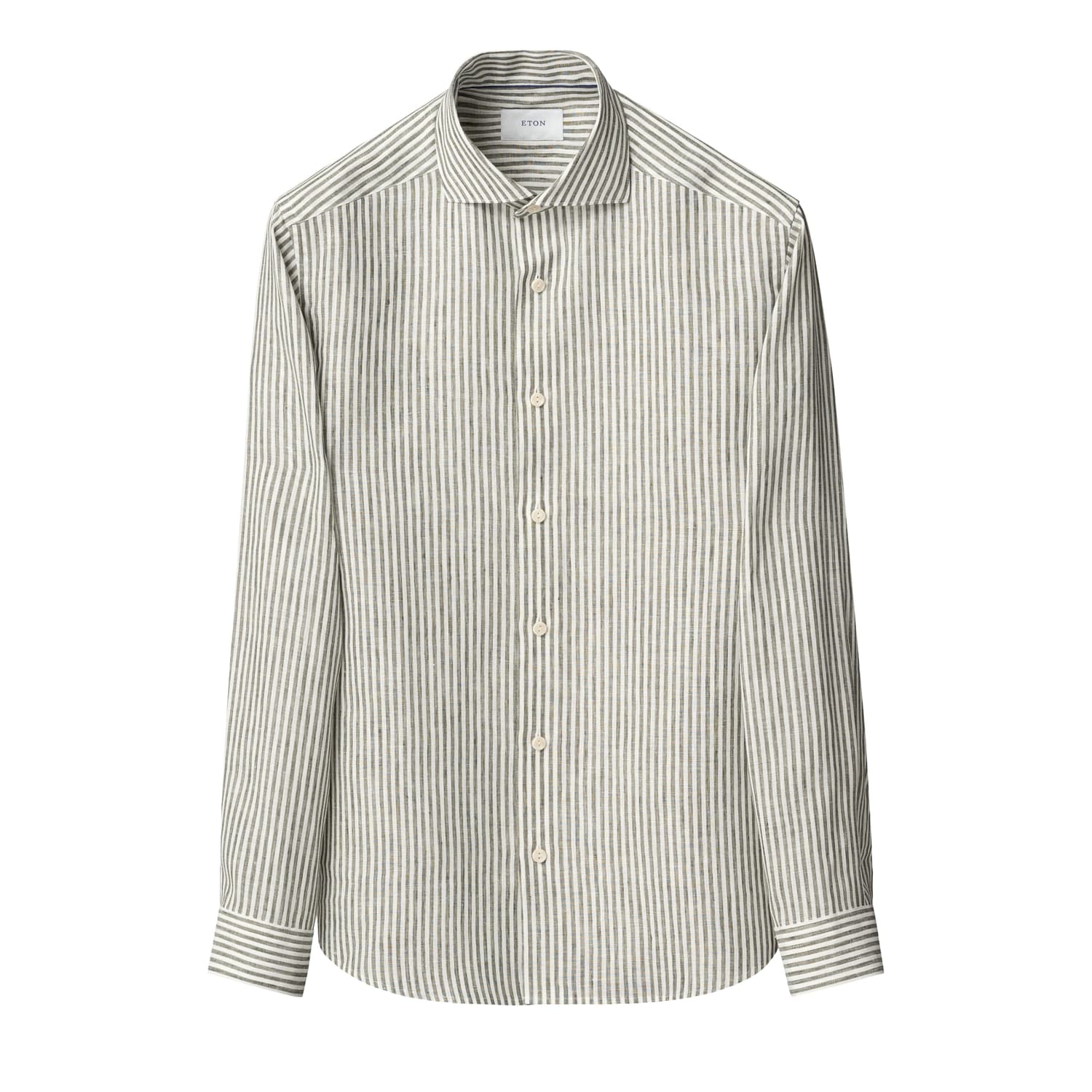 Striped Linen Shirt Casual Fit