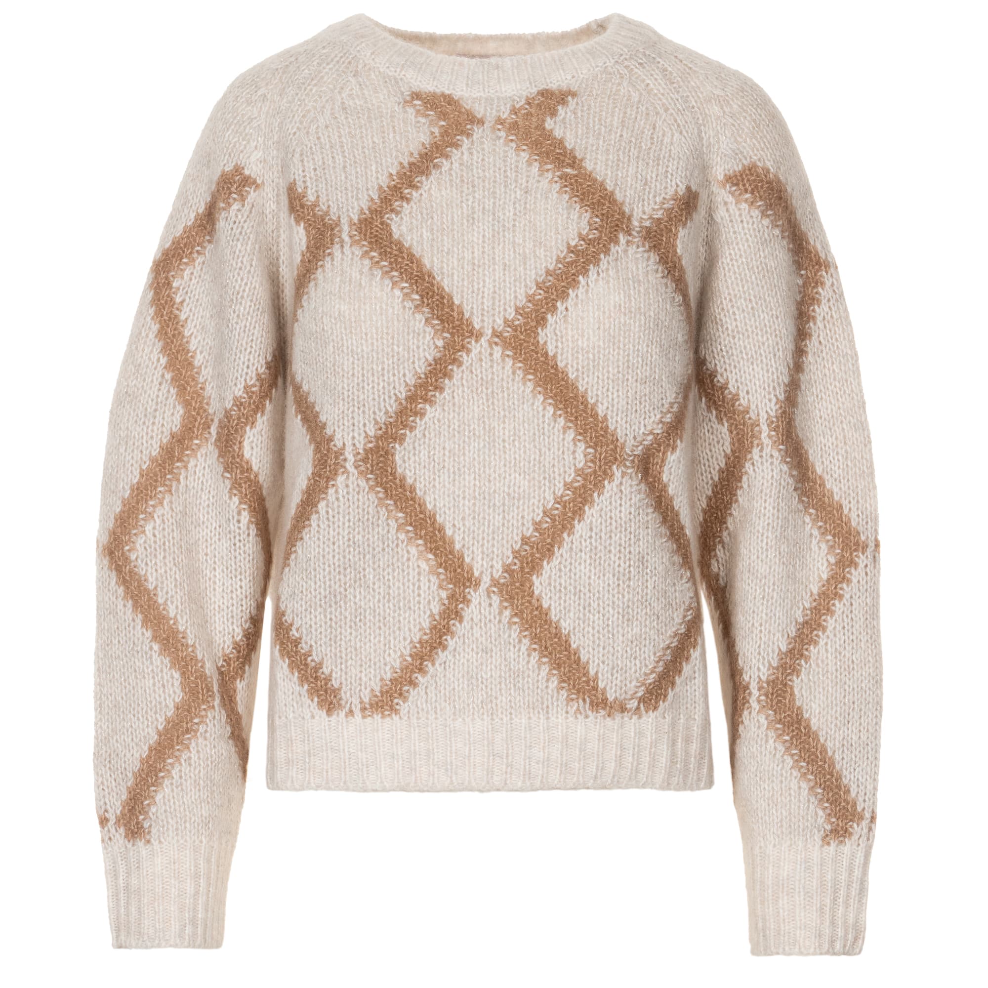 Cashmere Sweater Diamond Pattern