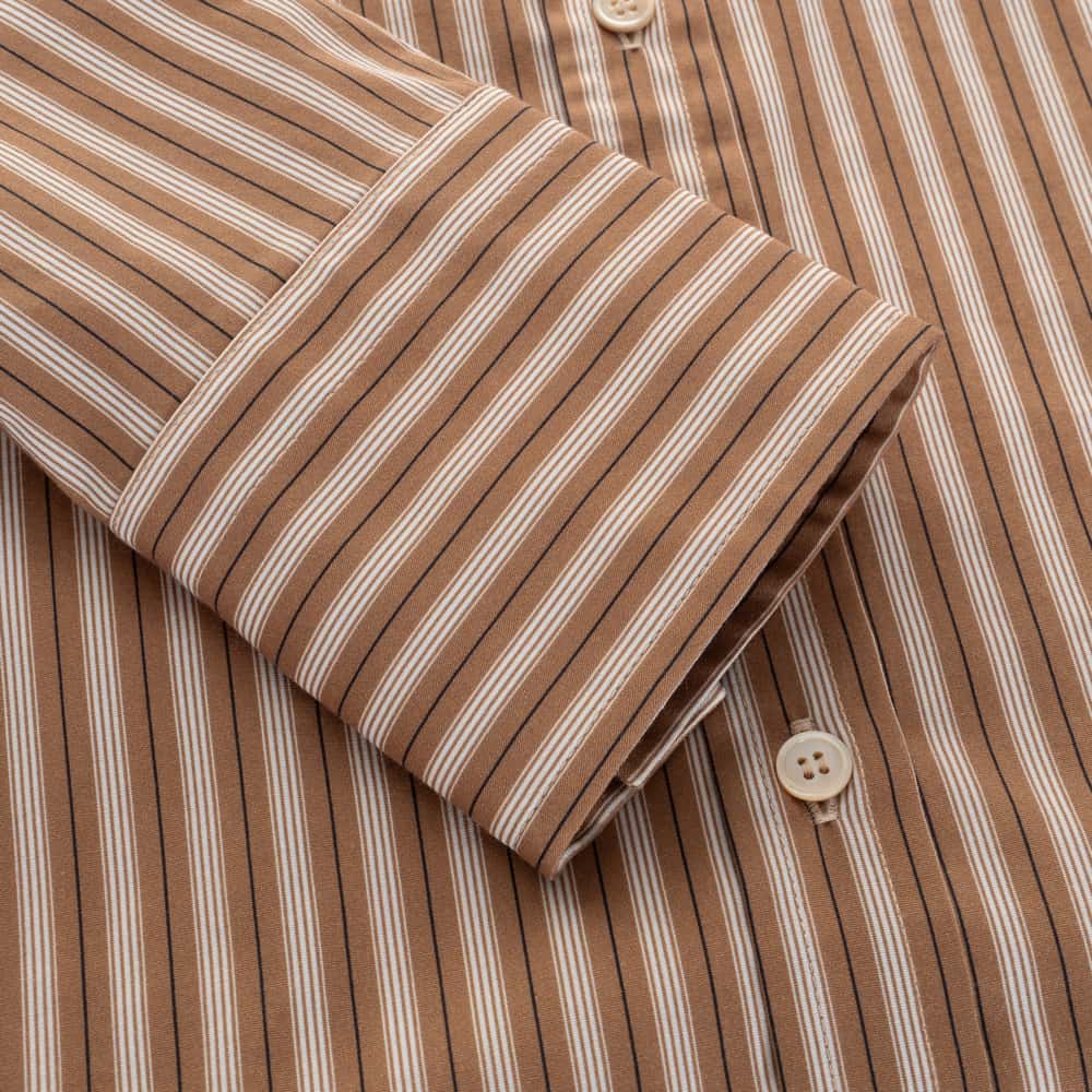 Cotton Shirt Blouse RE9 Striped