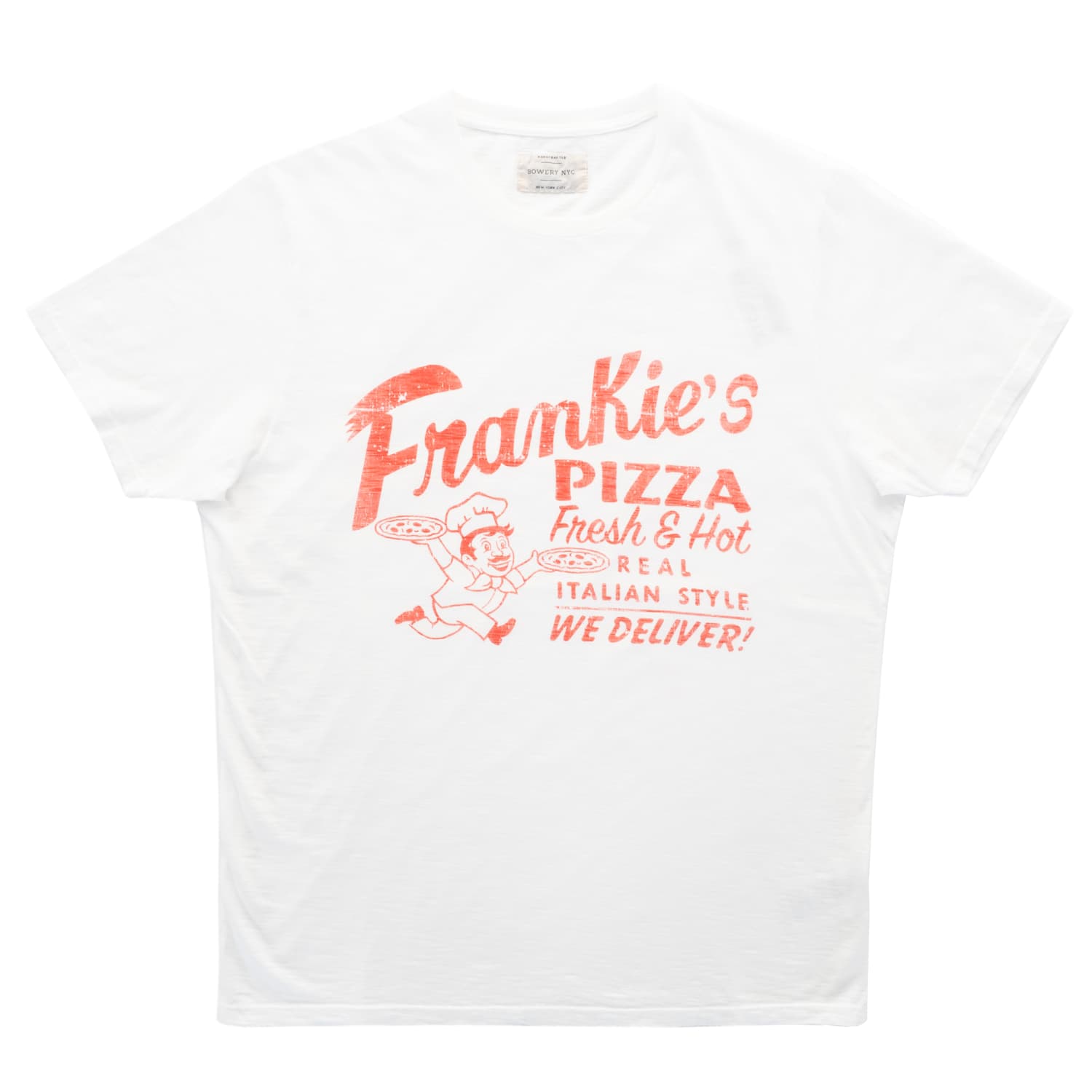T-Shirt Frankies Pizza Print T-Shirt Frankies Pizza Print