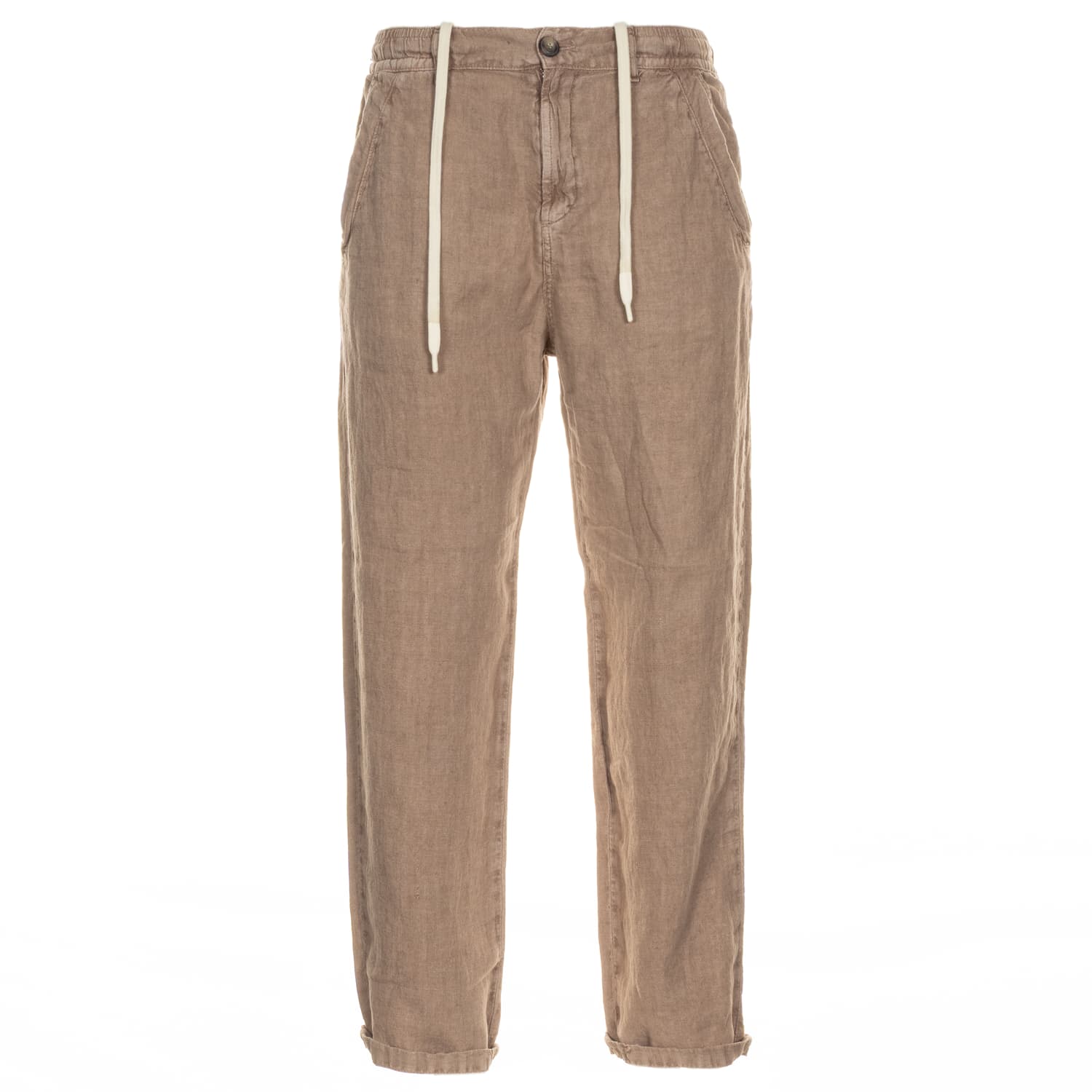 Linen Jogger Pant 849 Moka Linen Jogger Pant 849 Moka