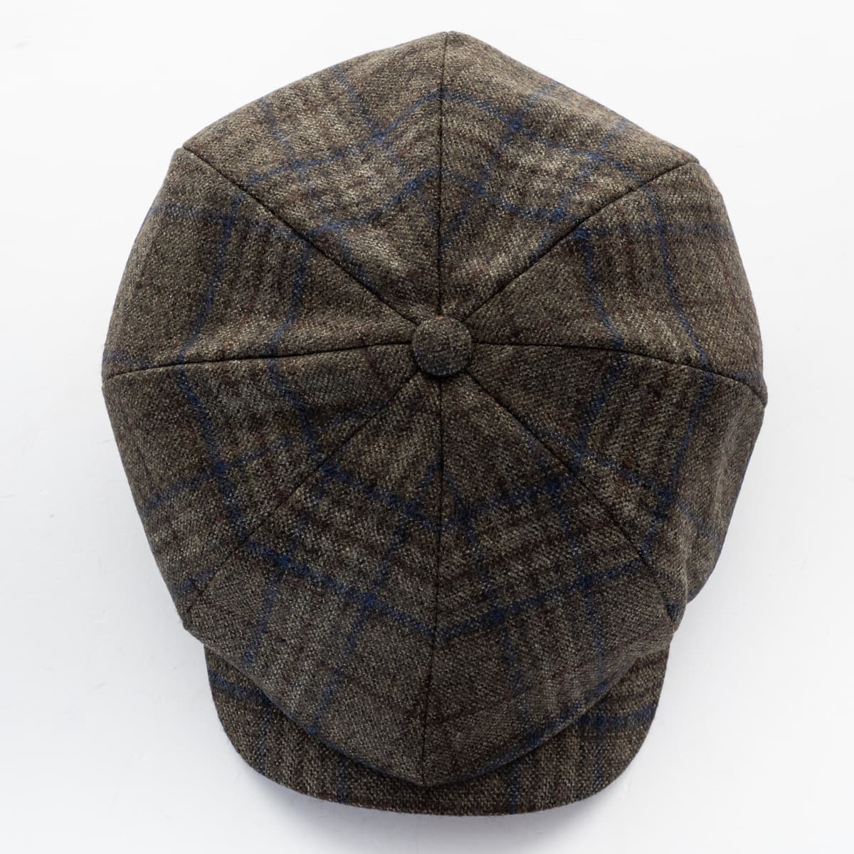 Newsboy Classic Cap Plaid Olive