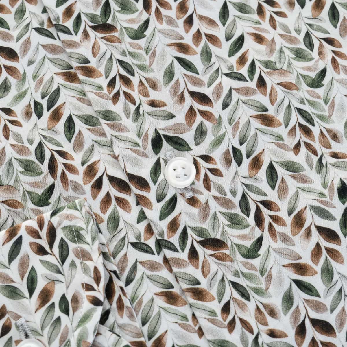 Shirt Positano Leaf Print