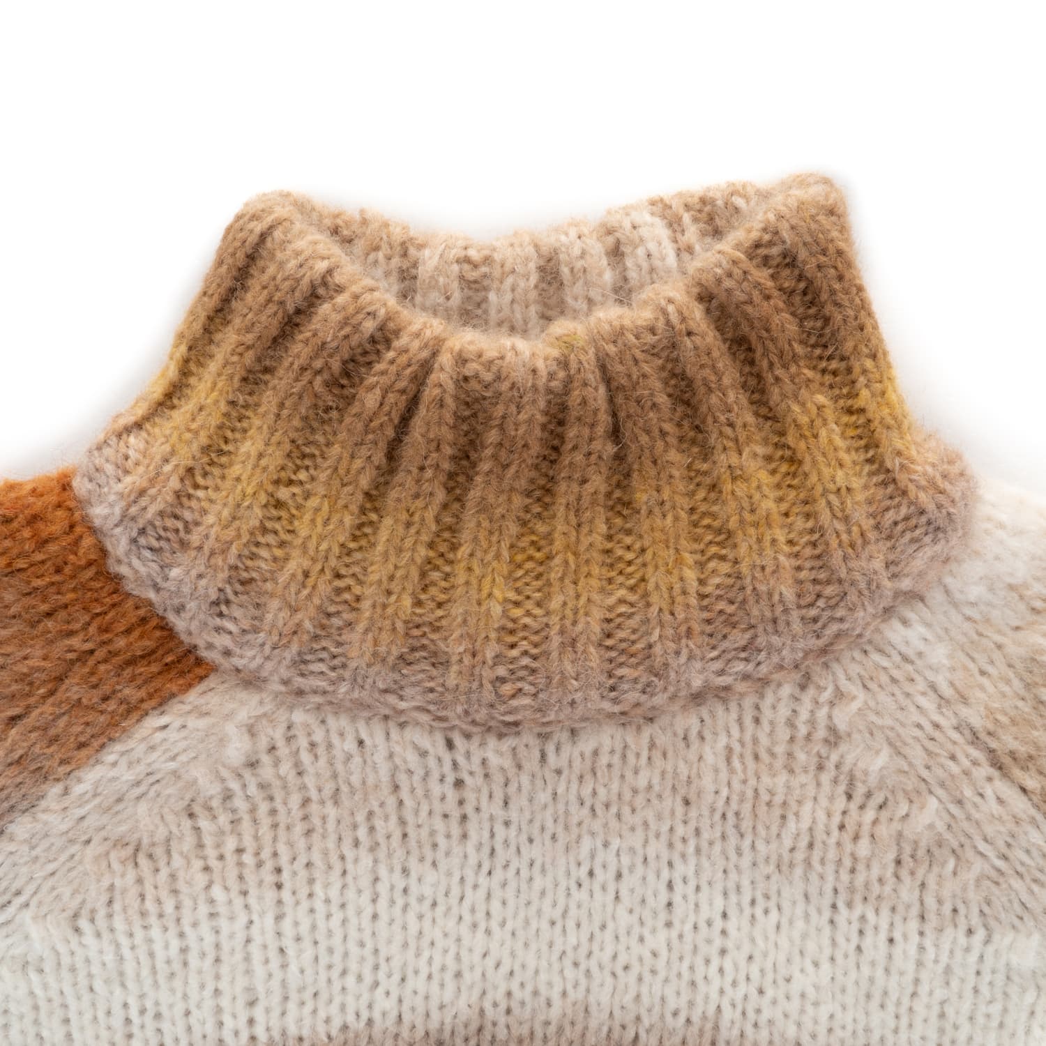 Knitted Sweater Standup collar