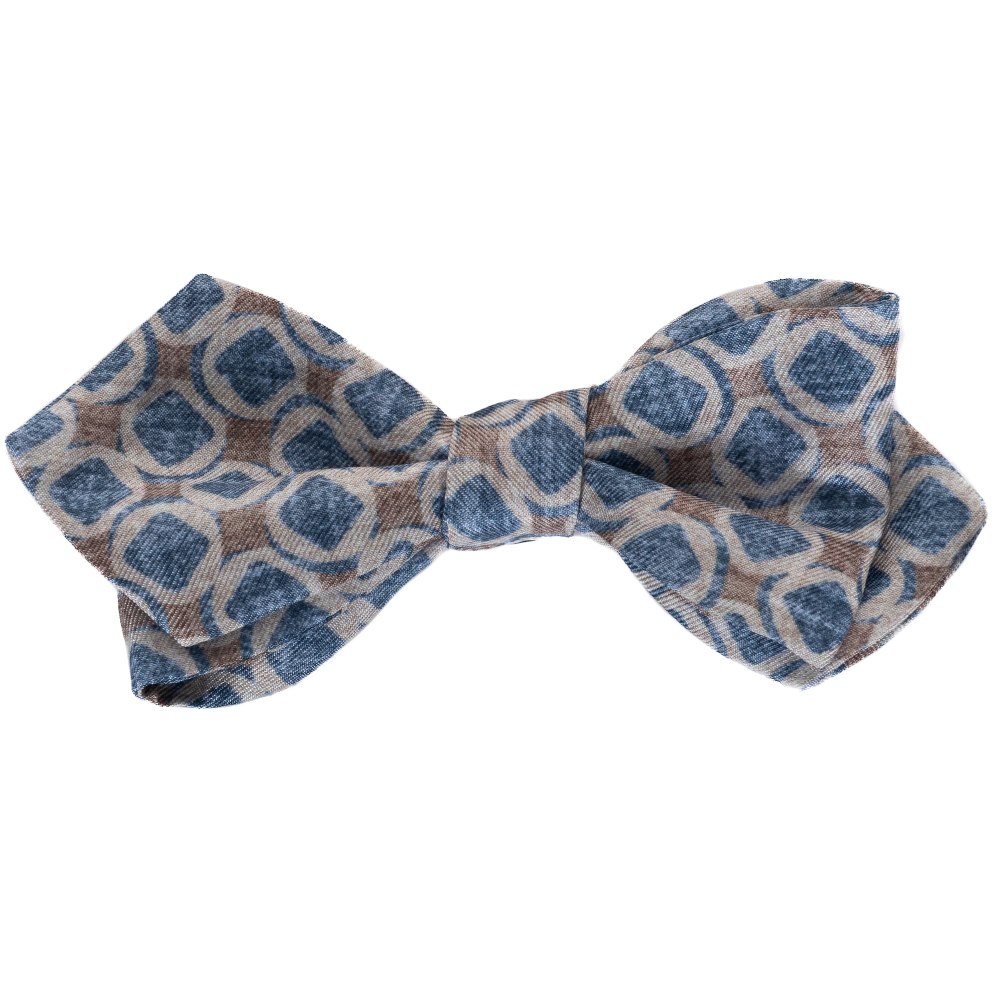 Silk Bow Tie Geometric Pattern