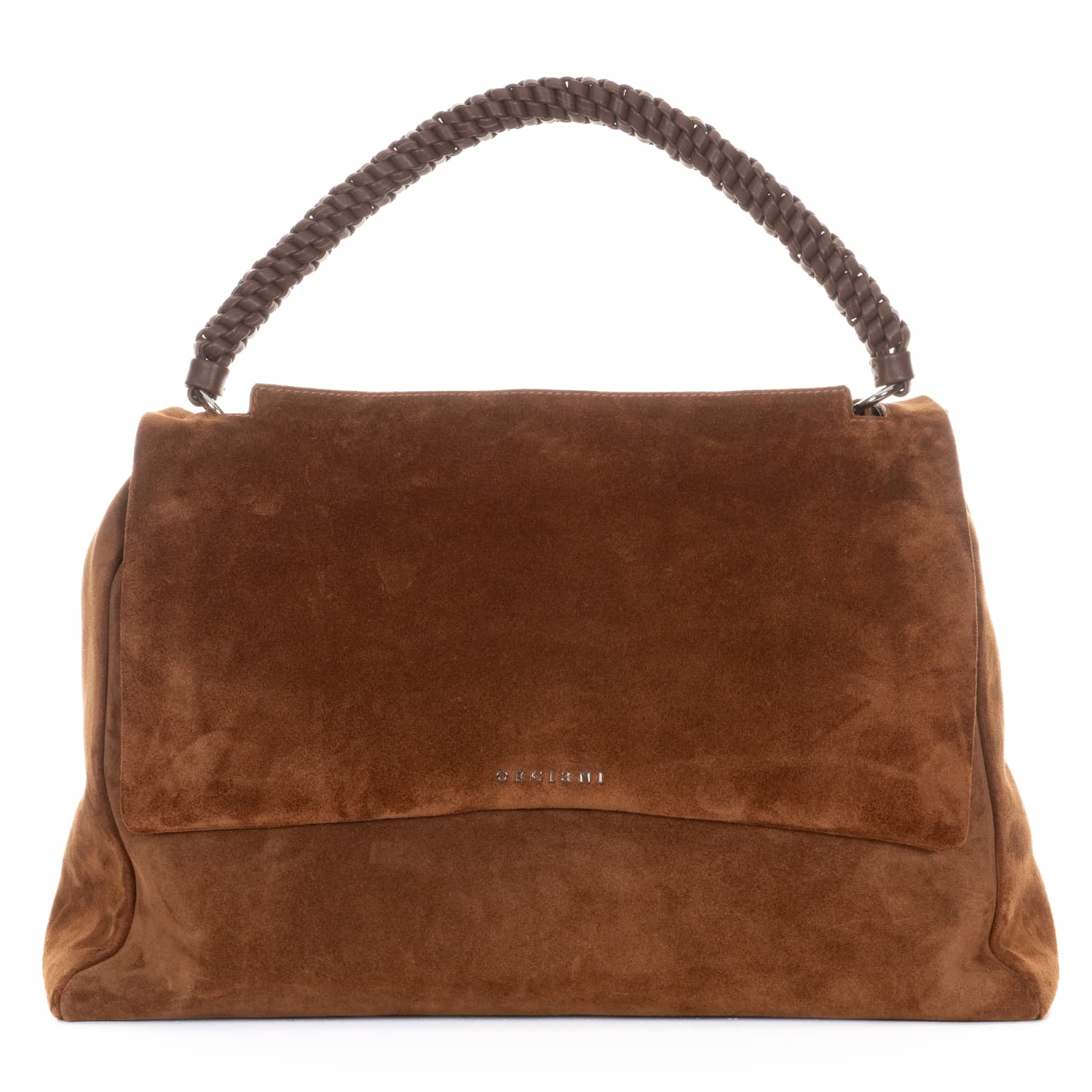 Bag suede leather light brown