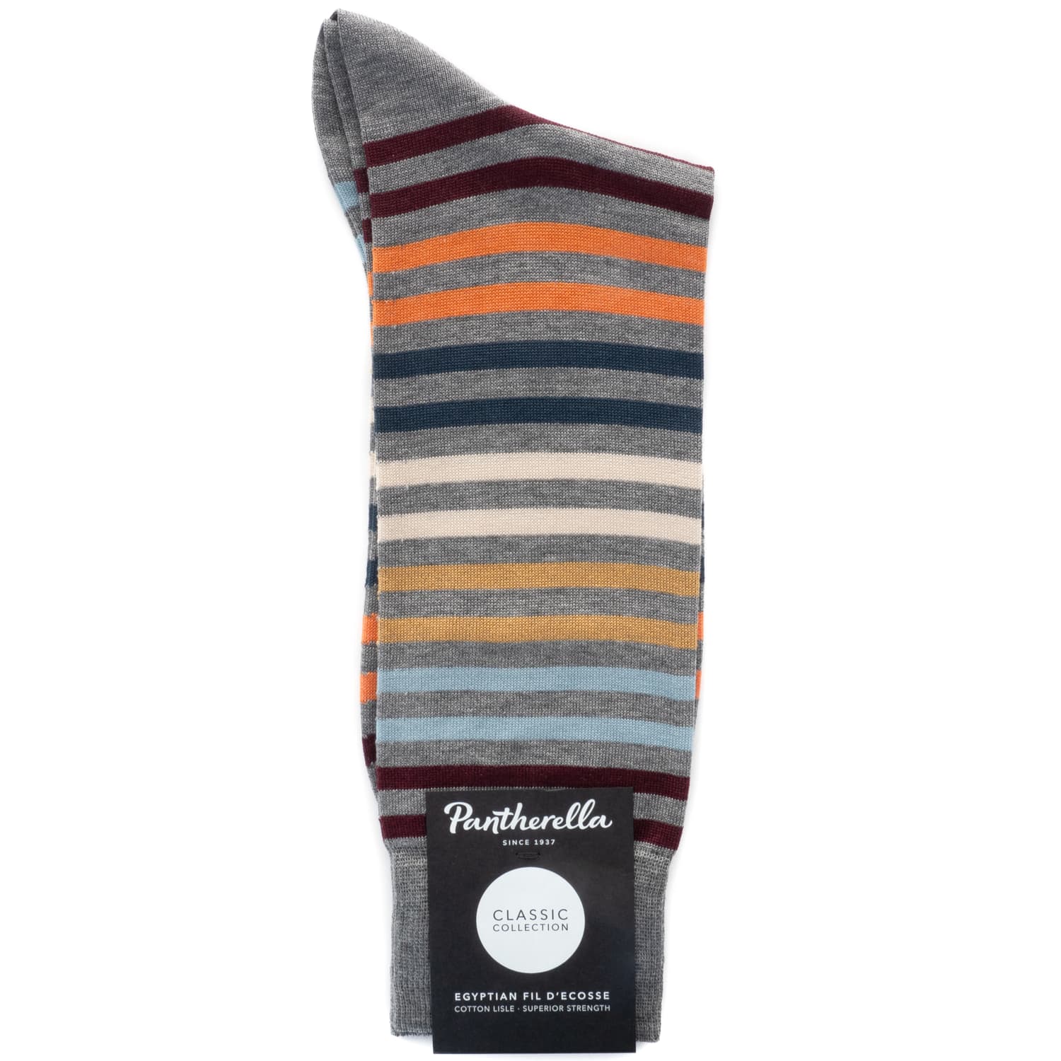 Socks Kilburn Light Grey Striped