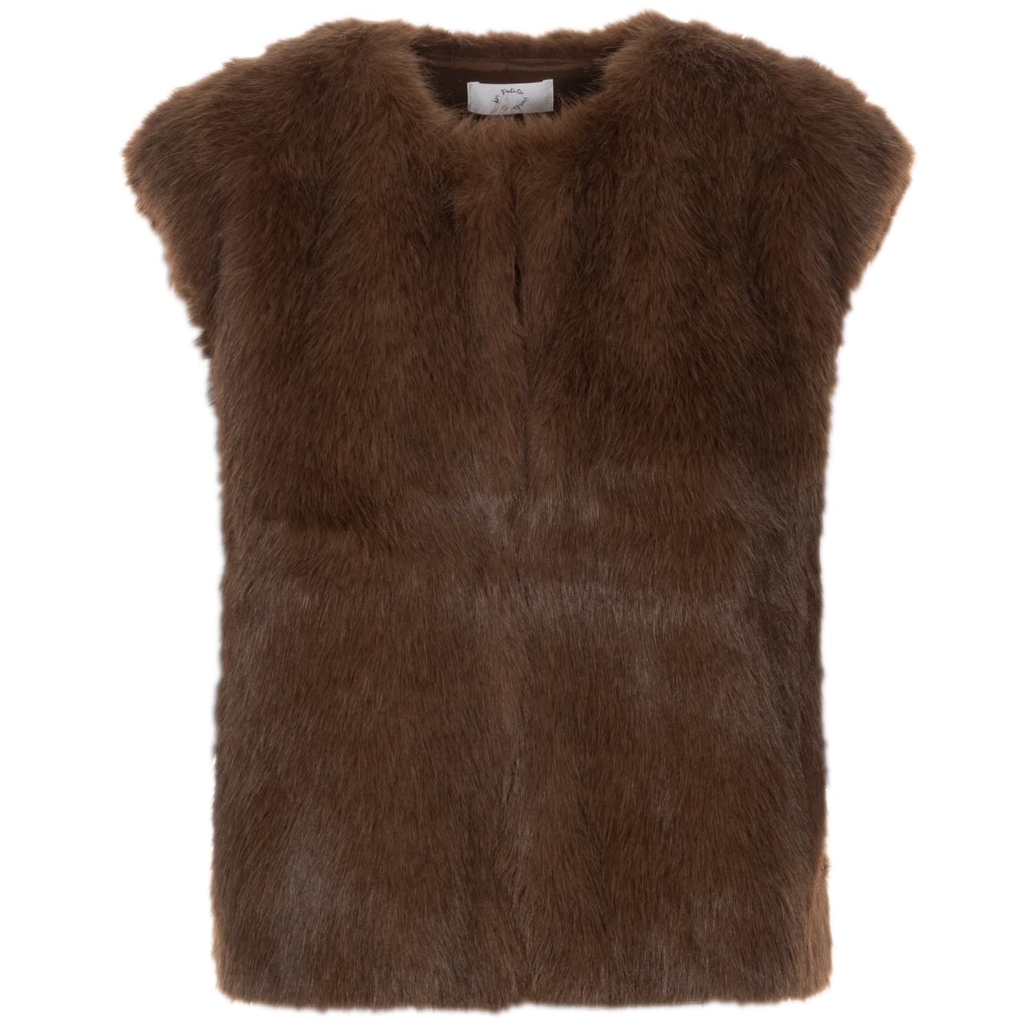 Faux Fur Vest Mocha
