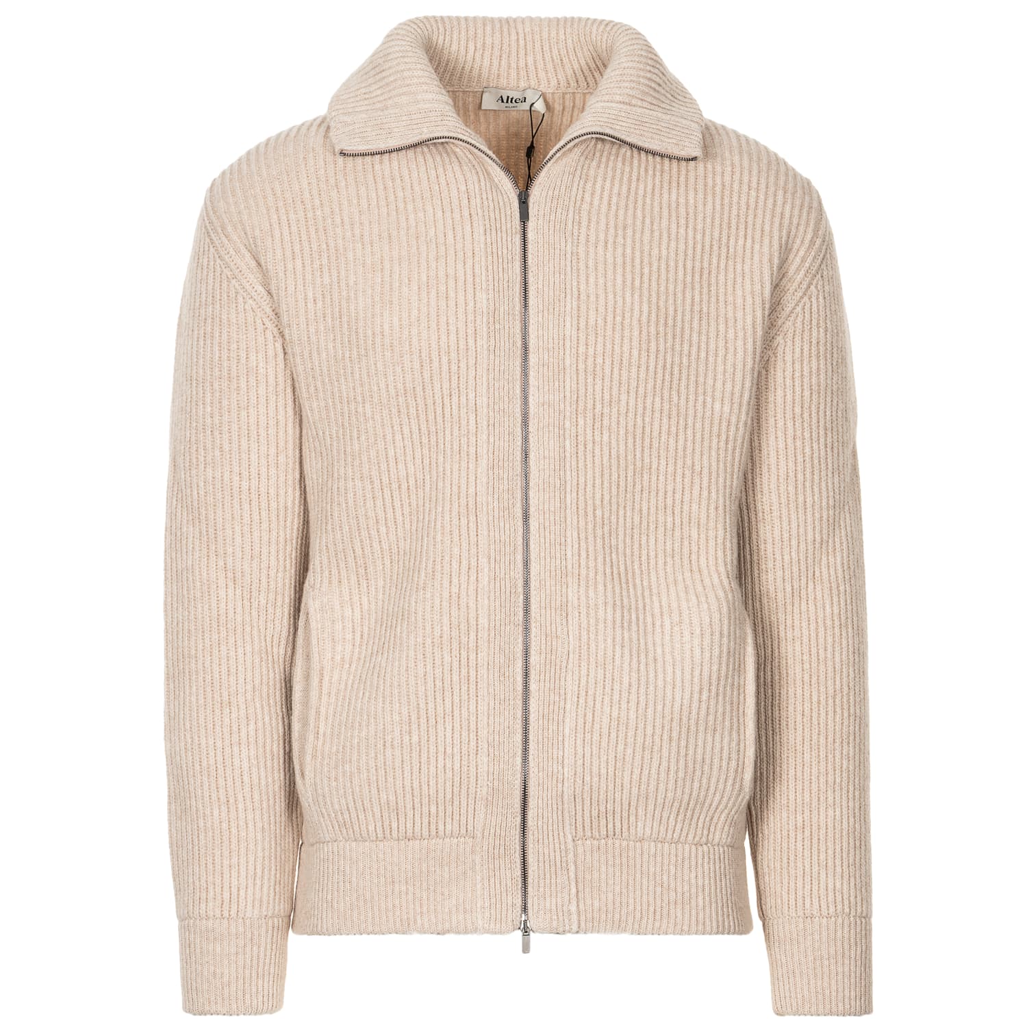 Wool Zip Cardigan