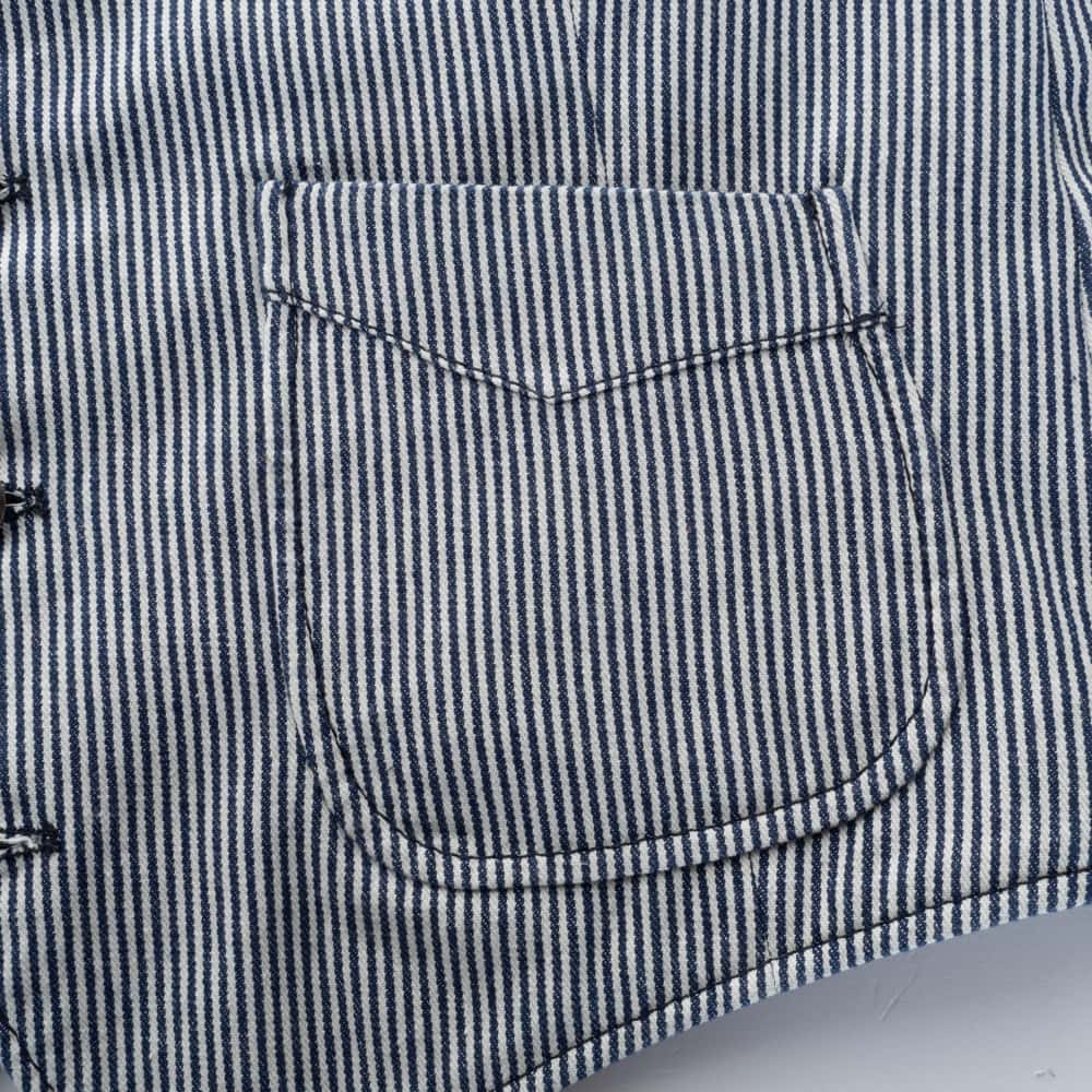 Gino Striped Worker Vest
