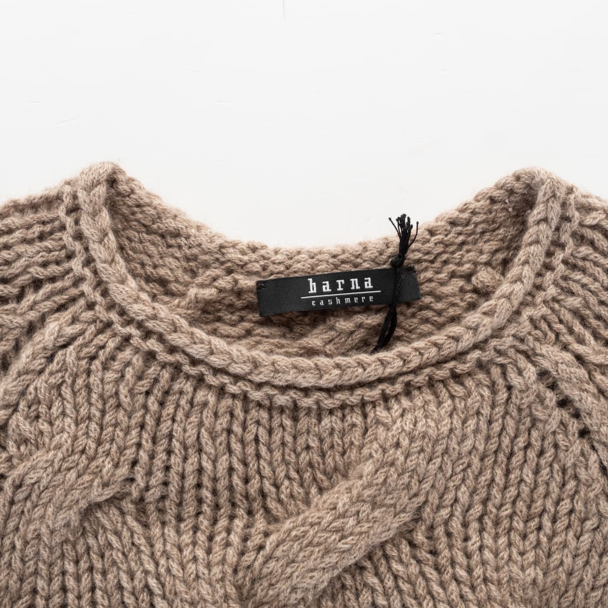 Cable Knit Crew Neck Sweater