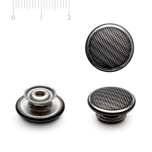 Metal button, pattern JB106