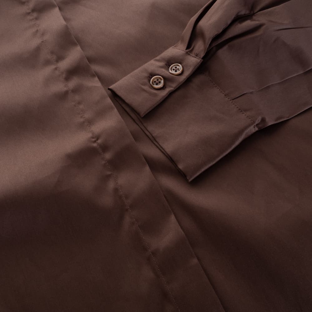 Blouse with Stand-up Collar