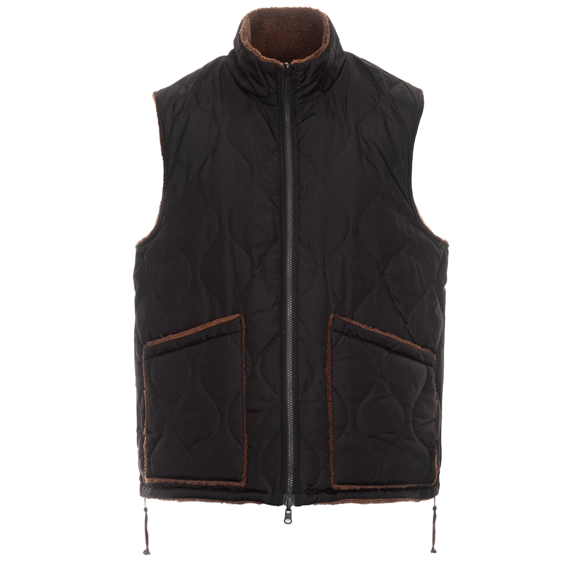 Military Reversible Hi-Neck Down Vest