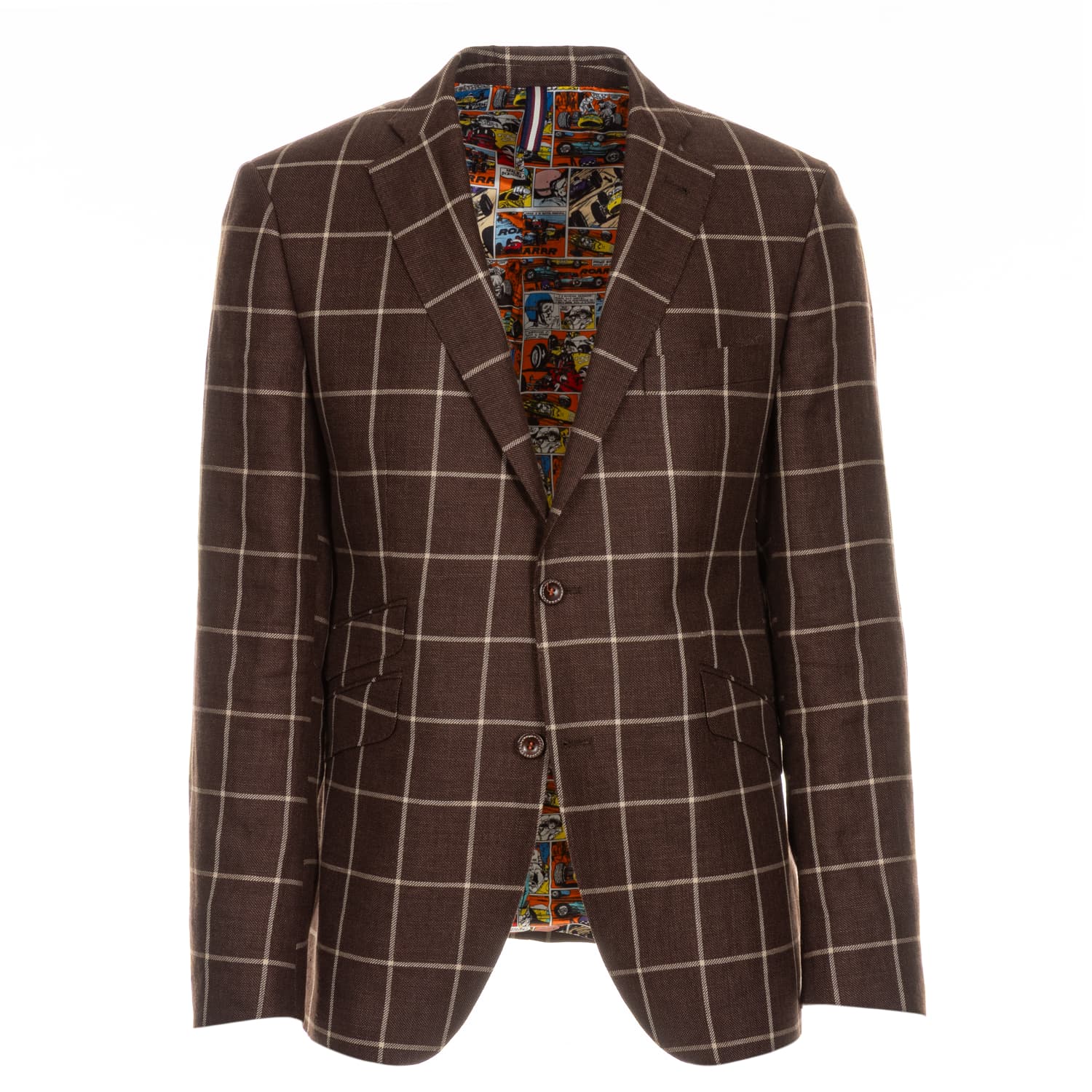 Wool-Linen Blazer Max 28252 Checked Wool-Linen Blazer Max 28252 Checked