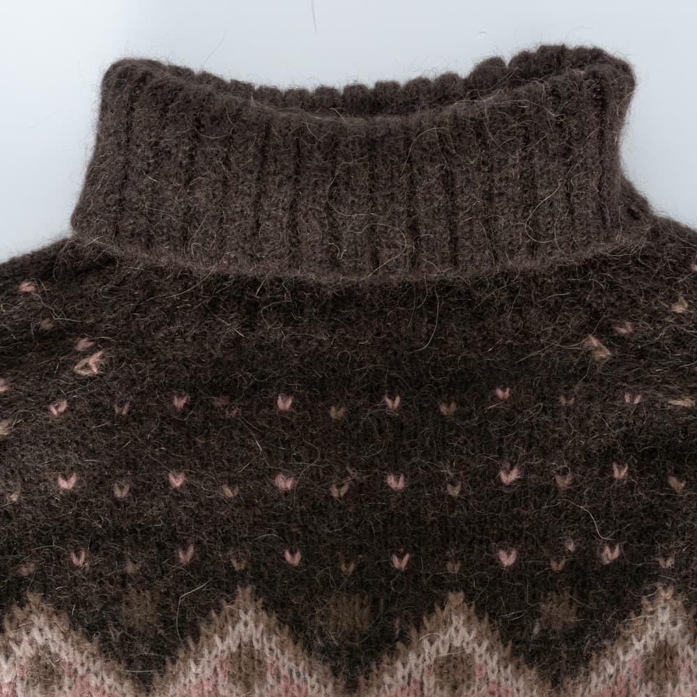 Jacquard Turtleneck Sweater Dan
